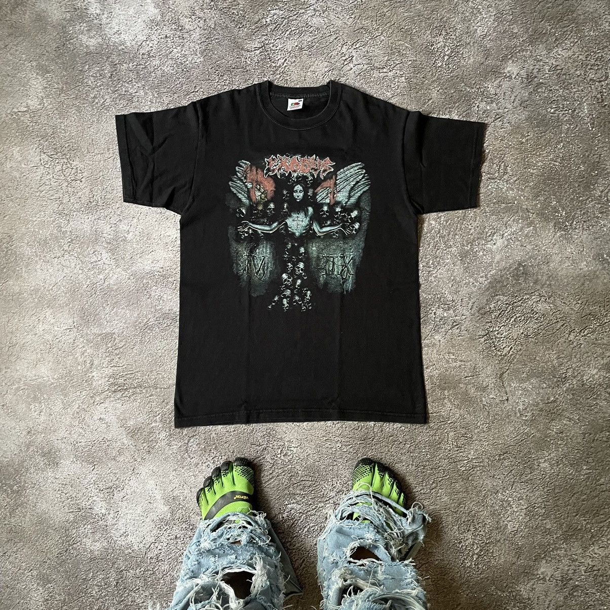 Band Tees Vintage Y2K EXODUS ABSTRACT ANGEL VAMP DEVIL M Size US M / EU 48-50 / 2 - 1 Thumbnail