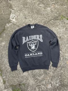 Vintage Oakland Raiders sweatshirt, grey NFL graphic crewneck - XL