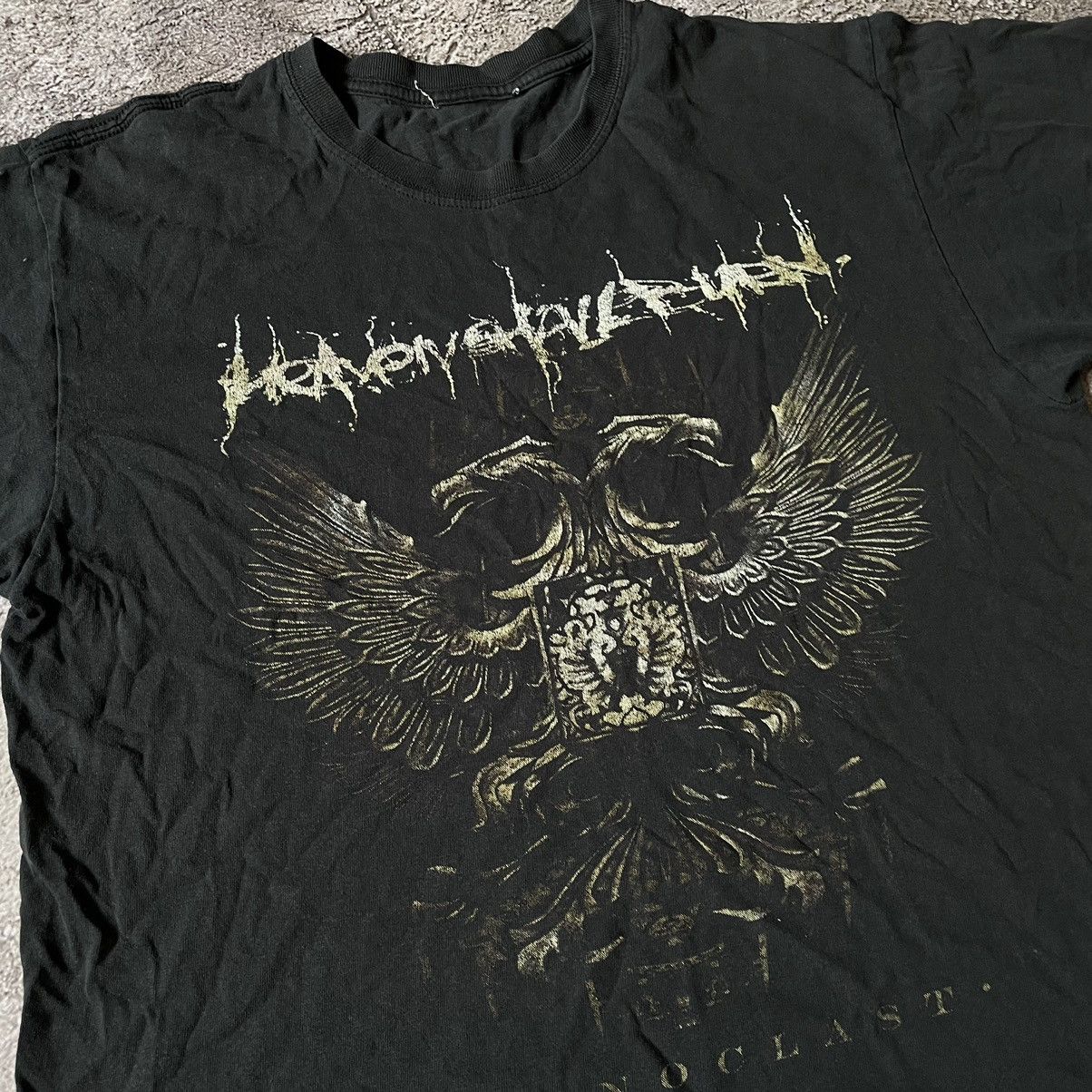 Vintage Vintage Y2K Goth Horror Graphic Tee Faded Black Archive XL Size US XL / EU 56 / 4 - 6 Thumbnail