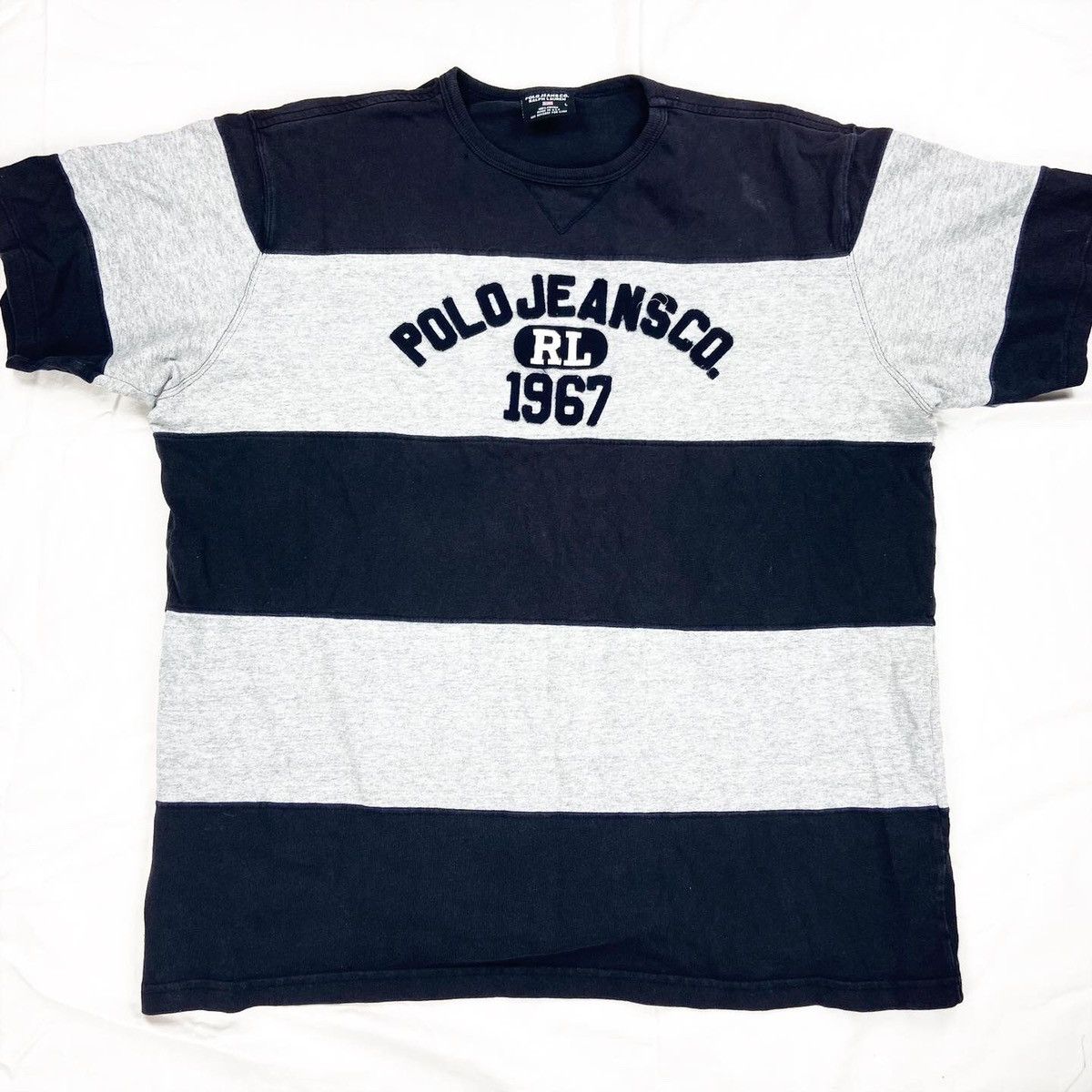 Polo Ralph Lauren POLO RALPH LAUREN VINTAGE 90s STRIPED TEE SHIRT Size US L / EU 52-54 / 3 - 2 Thumbnail