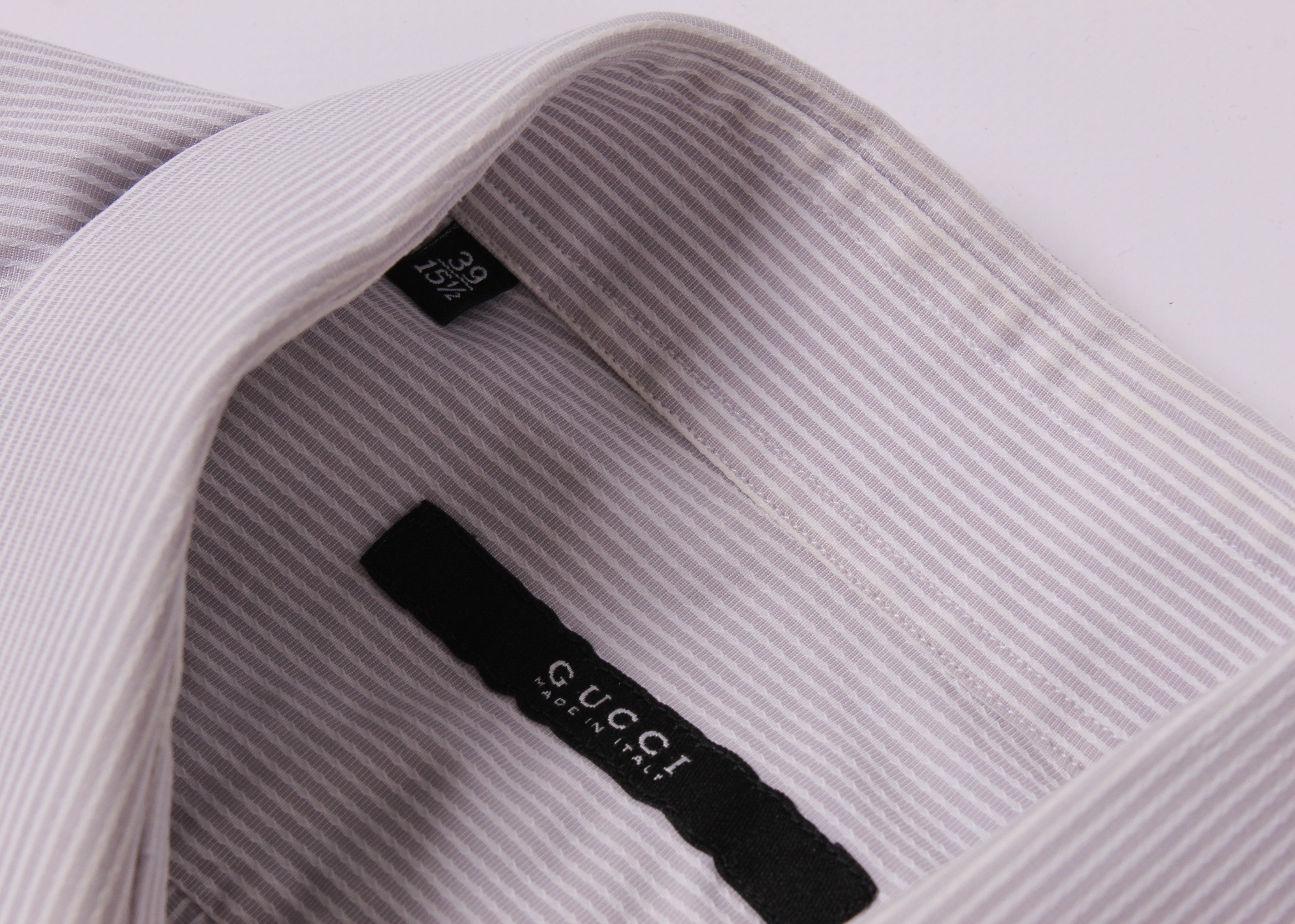Gucci Vintage Gucci Tom Ford Era Striped Buttons Up Shirt Size US M / EU 48-50 / 2 - 3 Thumbnail