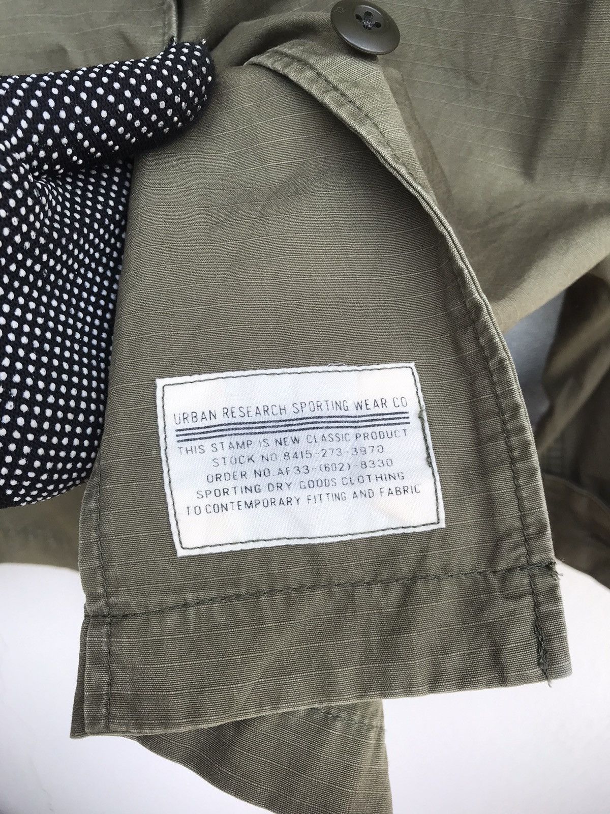 General Research × URBAN RESEARCH DOORS Japan Urban Research military wtaps inspired oxford jacket Size US M / EU 48-50 / 2 - 5 Thumbnail