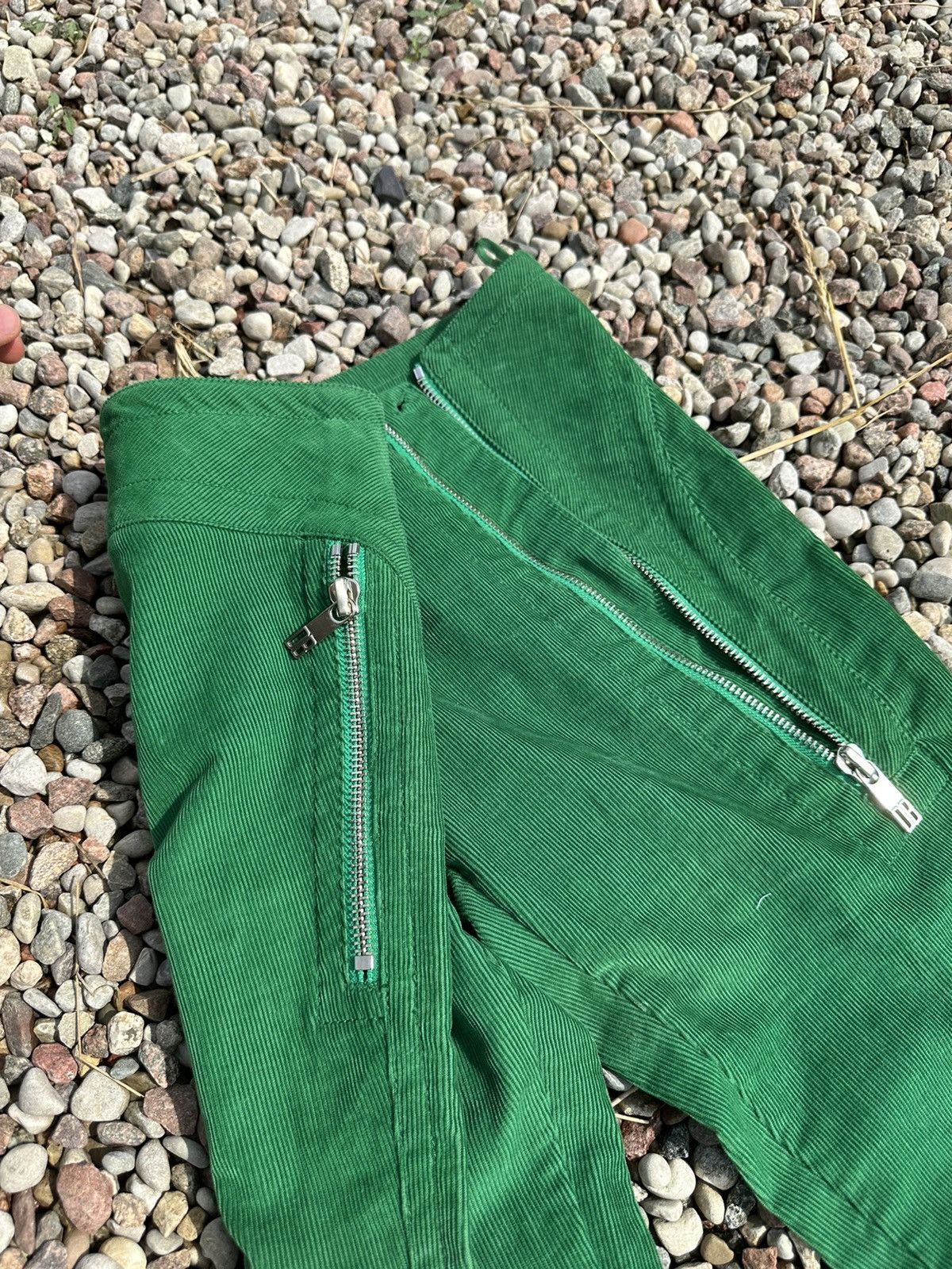 Dirk Bikkembergs Dirk Bikkembergs Corduroy Green Pants Size 28" / US 6 / IT 42 - 4 Thumbnail