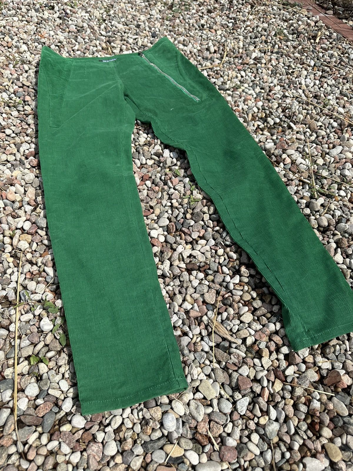 Dirk Bikkembergs Dirk Bikkembergs Corduroy Green Pants Size 28" / US 6 / IT 42 - 3 Thumbnail