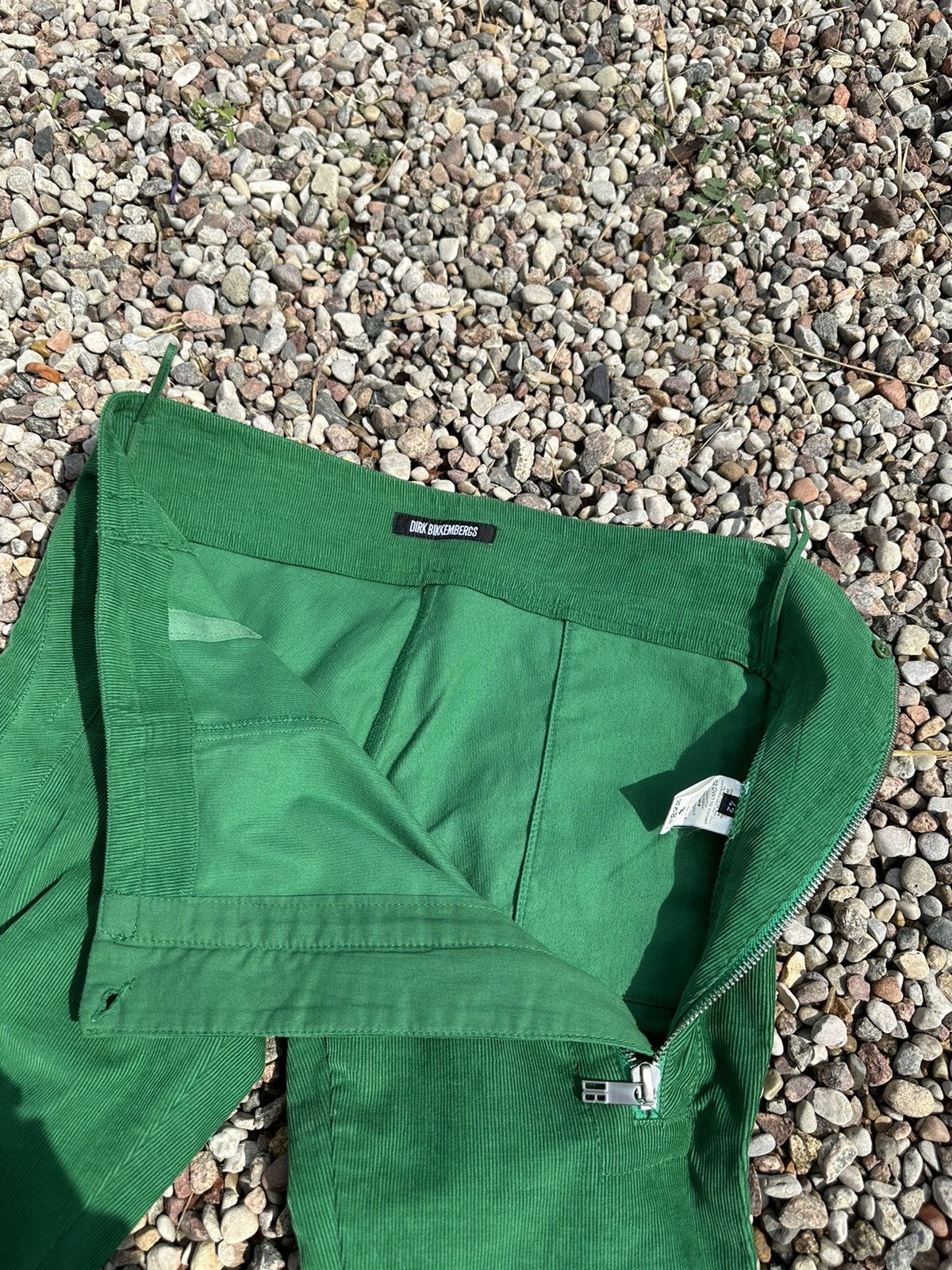 Dirk Bikkembergs Dirk Bikkembergs Corduroy Green Pants Size 28" / US 6 / IT 42 - 11 Thumbnail