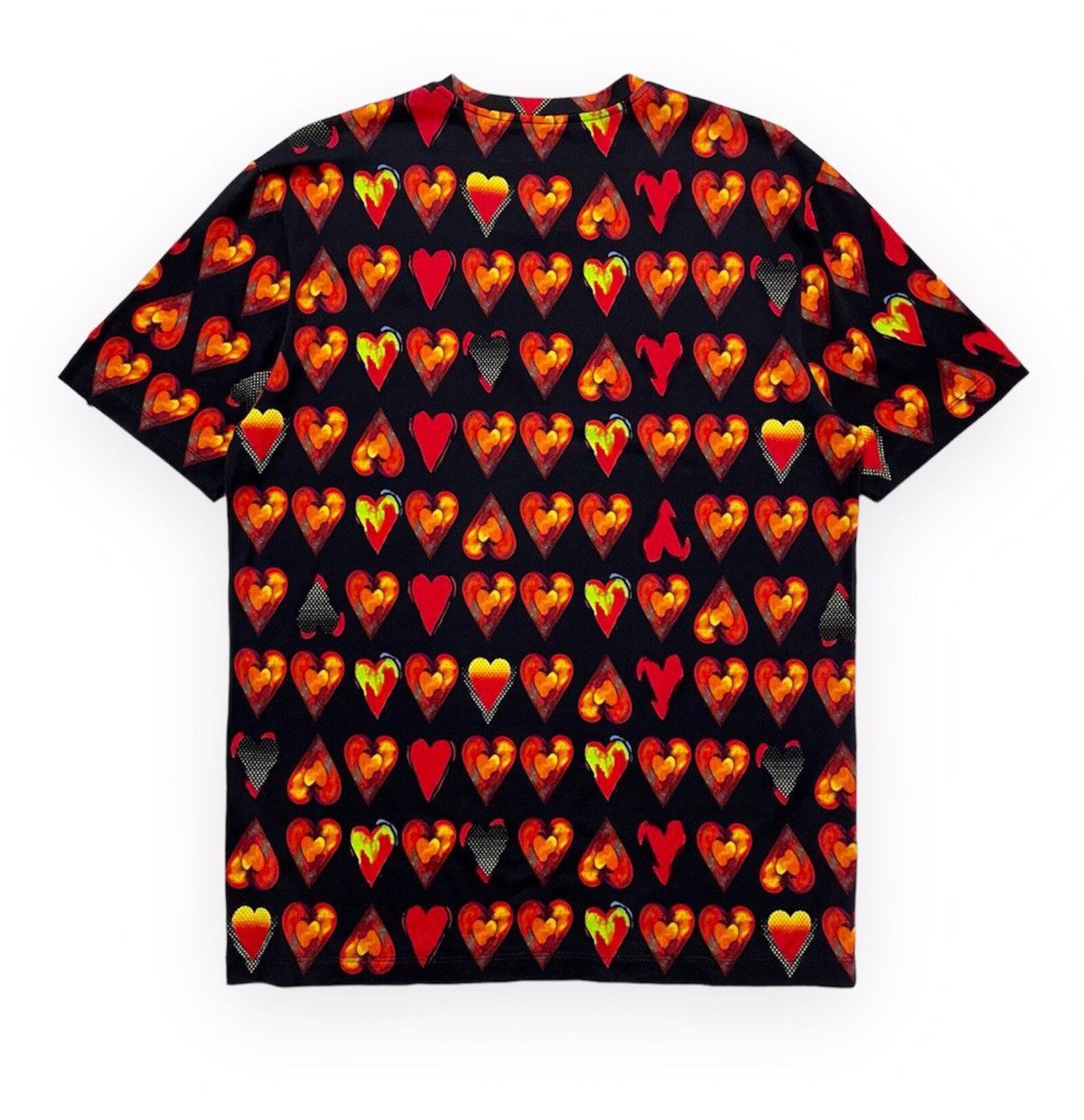 Versace FW19 Heart Printed Tee Size US XL / EU 56 / 4 - 3 Thumbnail