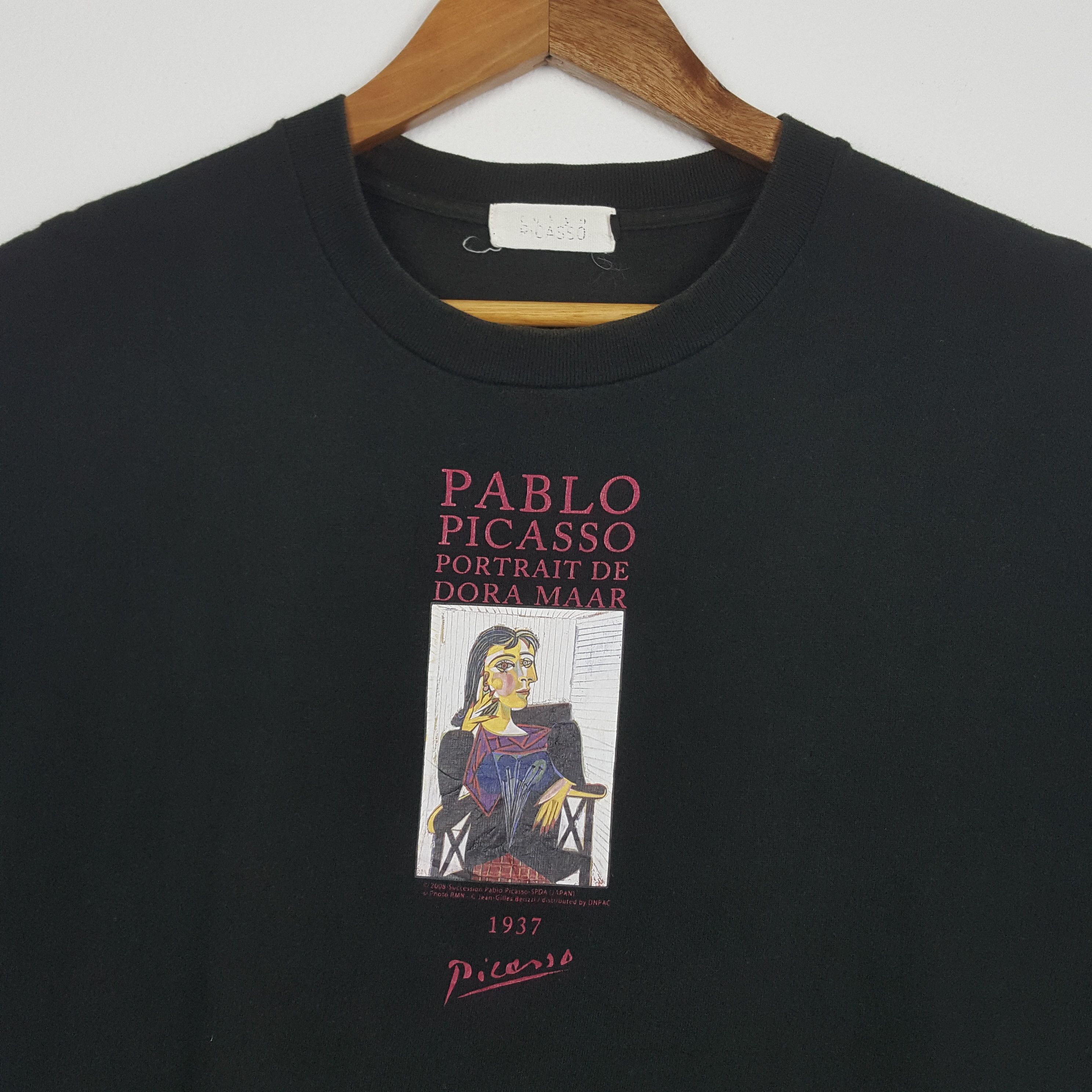 Vintage Vintage PICASSO Spanish Painter Art Design t-shirt Size US L / EU 52-54 / 3 - 5 Thumbnail