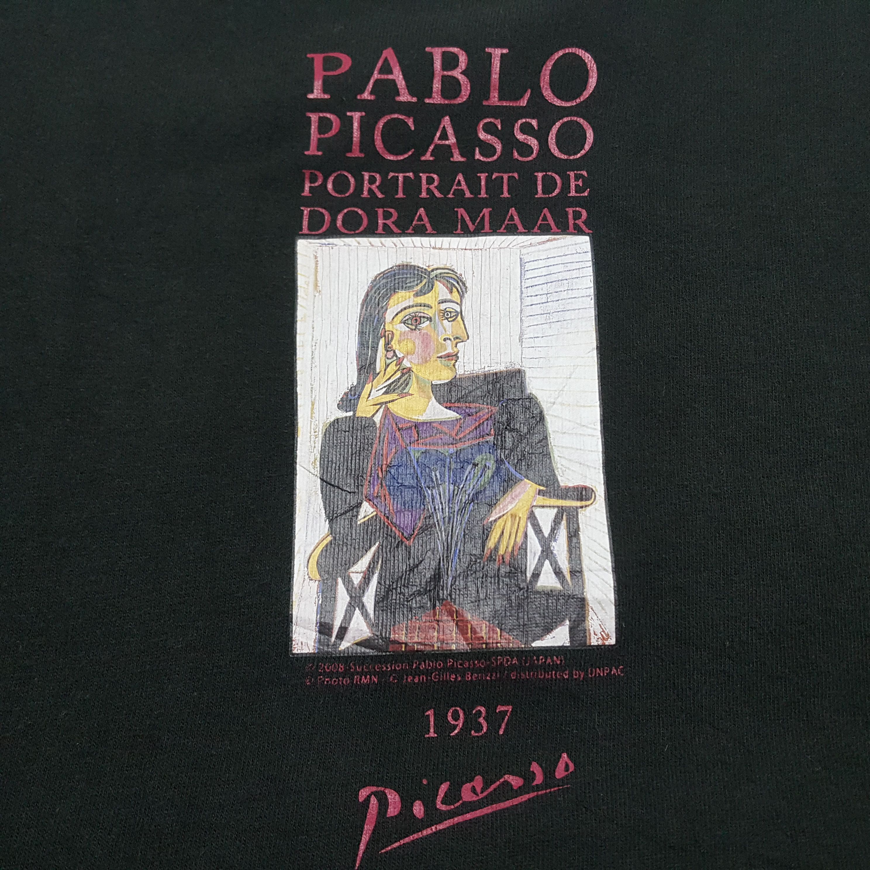 Vintage Vintage PICASSO Spanish Painter Art Design t-shirt Size US L / EU 52-54 / 3 - 2 Thumbnail