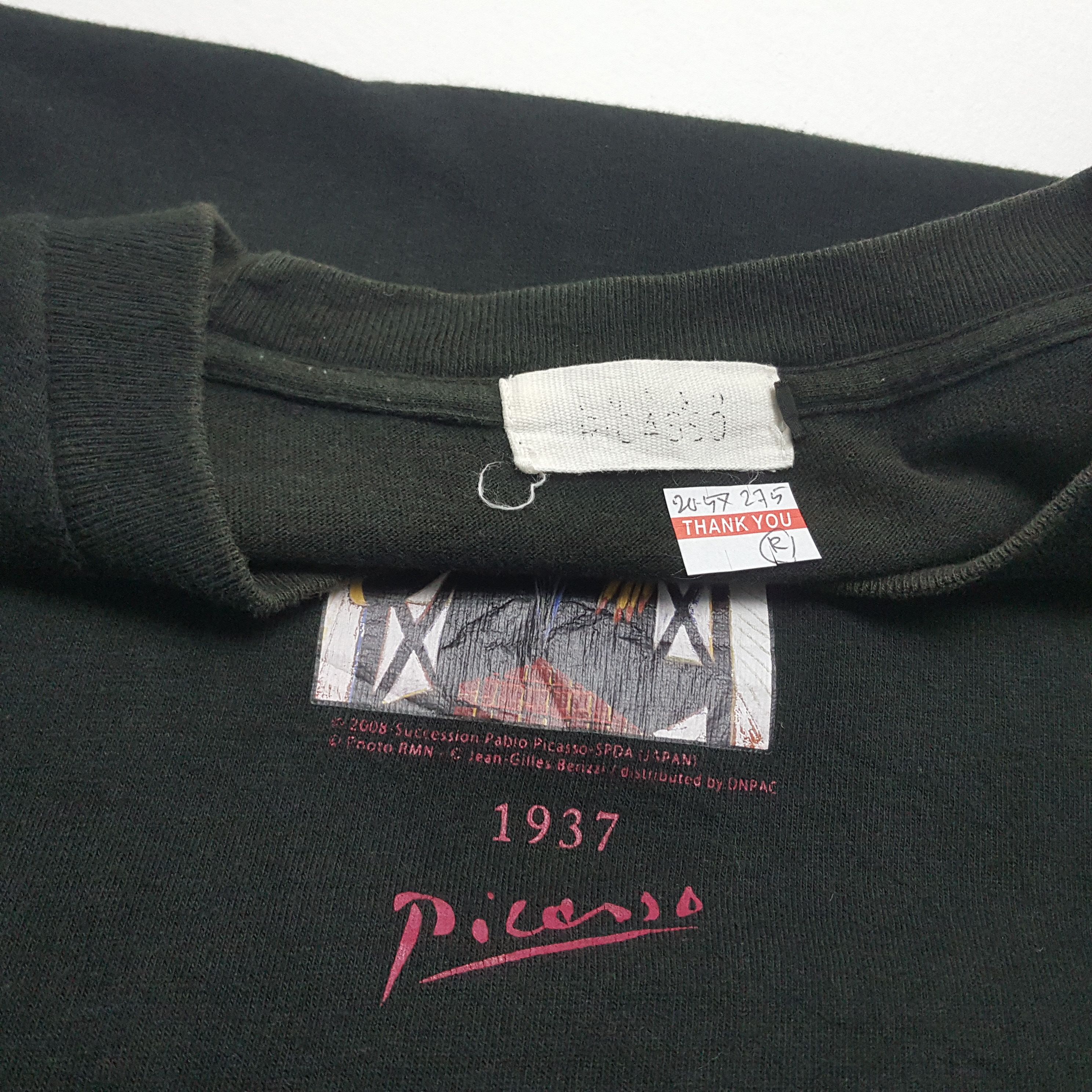 Vintage Vintage PICASSO Spanish Painter Art Design t-shirt Size US L / EU 52-54 / 3 - 3 Thumbnail