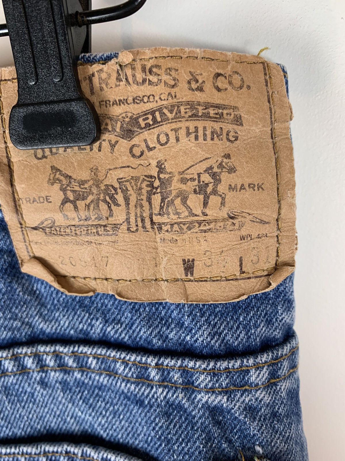 Levi's Vintage Levis 20517 Denim Jeans Size US 32 / EU 48 - 3 Thumbnail
