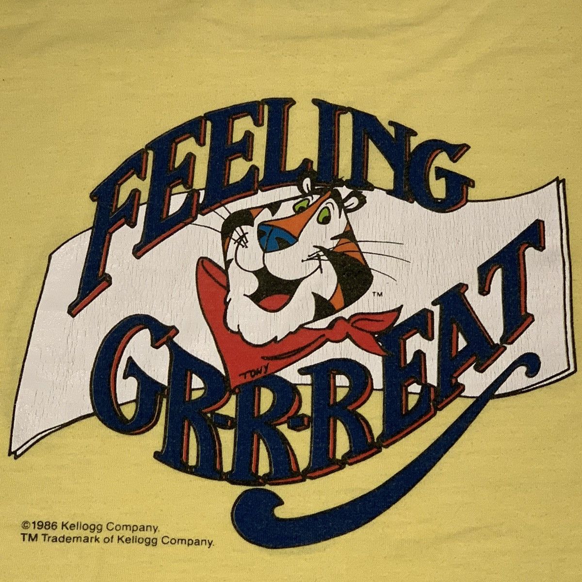 Vintage Vintage 1986 Frosted Flakes cereal promo graphic t shirt 90s Size US XS / EU 42 / 0 - 2 Thumbnail