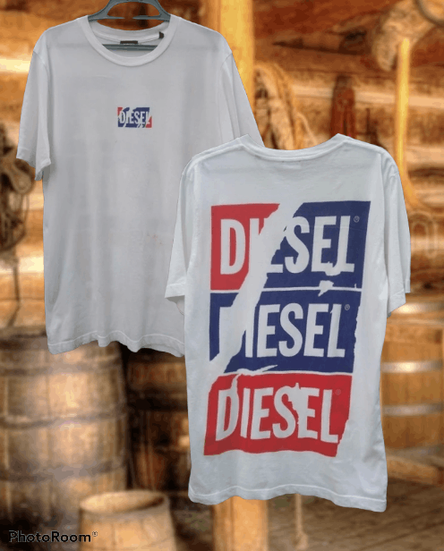 Diesel SUMMER OUTFITS VINTAGE DIESEL BIG LOGO BACKHITS T-SHIRT Size US M / EU 48-50 / 2 - 1 Thumbnail