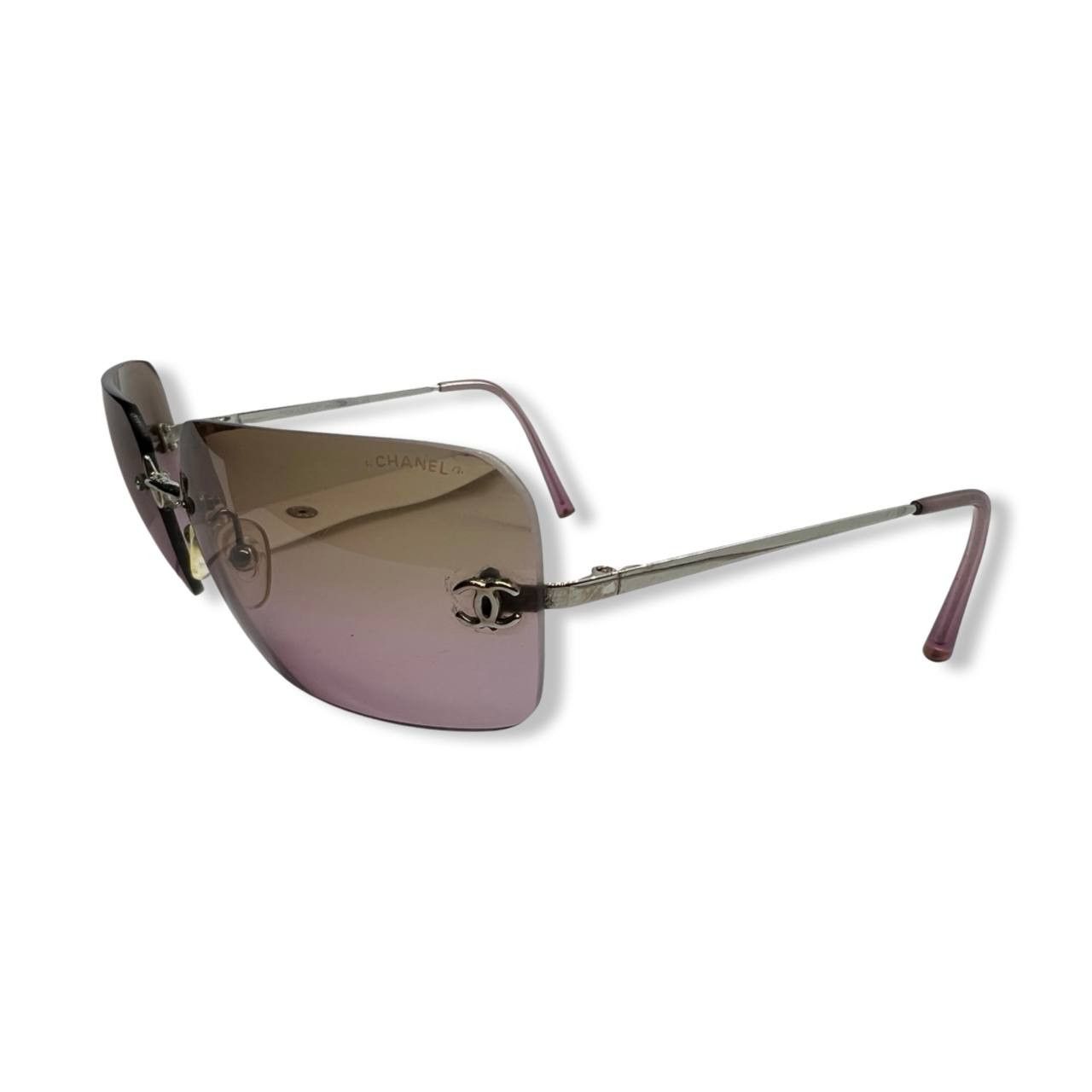 image of Chanel Vintage Sunglasses in Pink, Women's