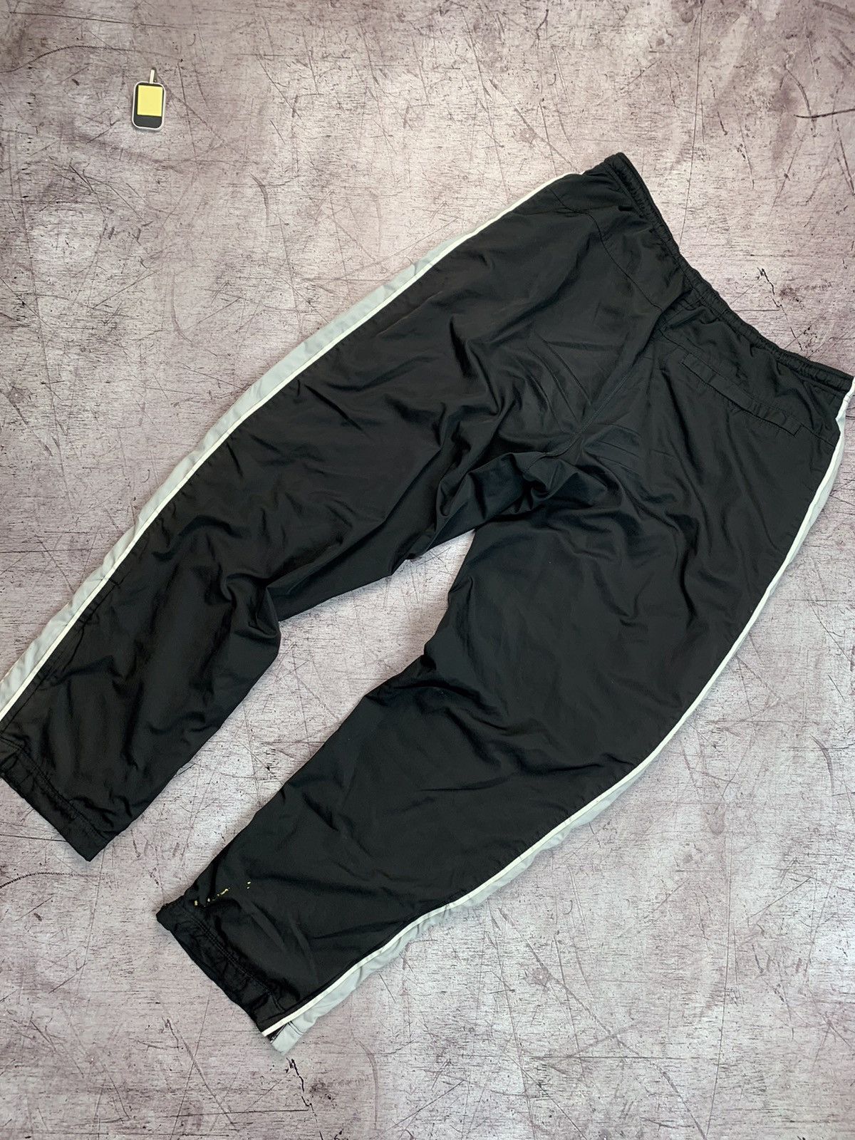 Nike × Vintage Nike Vintage Mens Nylon Track Pants Drill Style Size US 34 / EU 50 - 2 Thumbnail