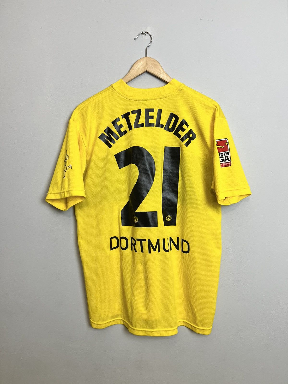 Nike Vintage 2001 Gool Borussia Dortmund BVB Football Kit Jersey Size US M / EU 48-50 / 2 - 2 Thumbnail