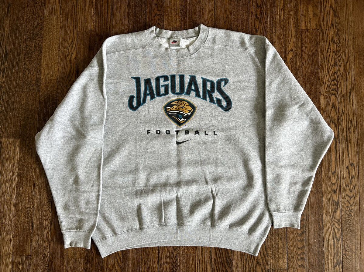 NFL Vintage Nike NFL Jacksonville Jaguars Crewneck Sweatshirt Size US XL / EU 56 / 4 - 1 Thumbnail