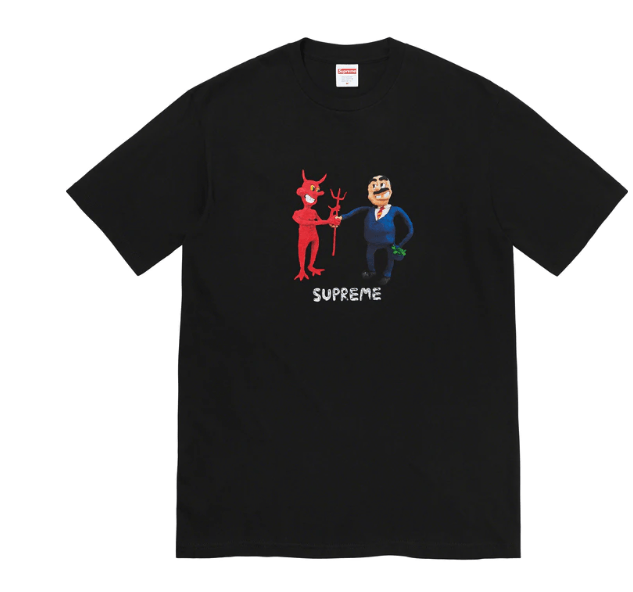 image of Supreme Business Tee Black Size 2Xl, Men's