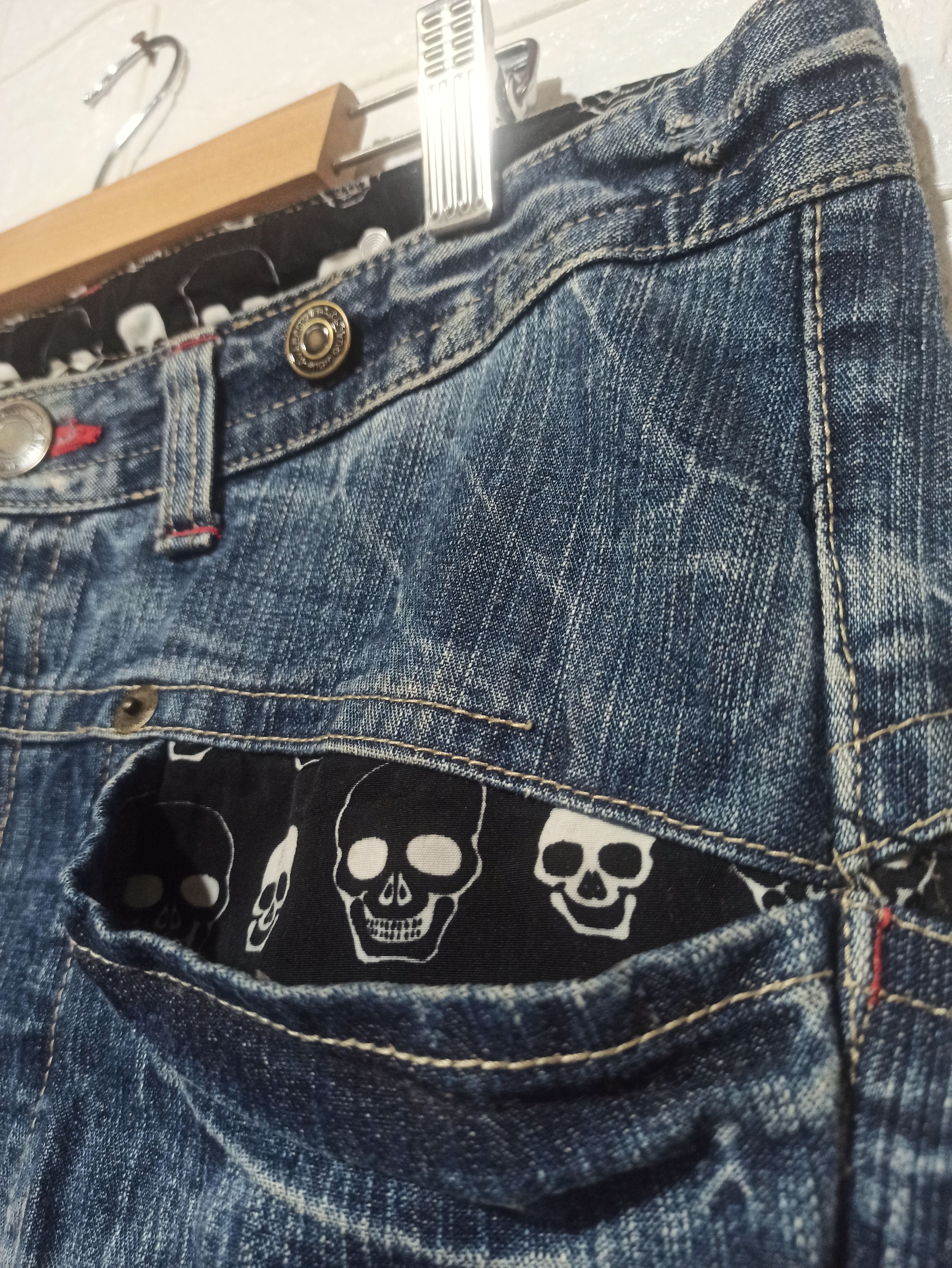Japanese Brand 🔥OFFER YOUR PRICE🔥SKULL DENIM Short Pants Size US 34 / EU 50 - 7 Thumbnail