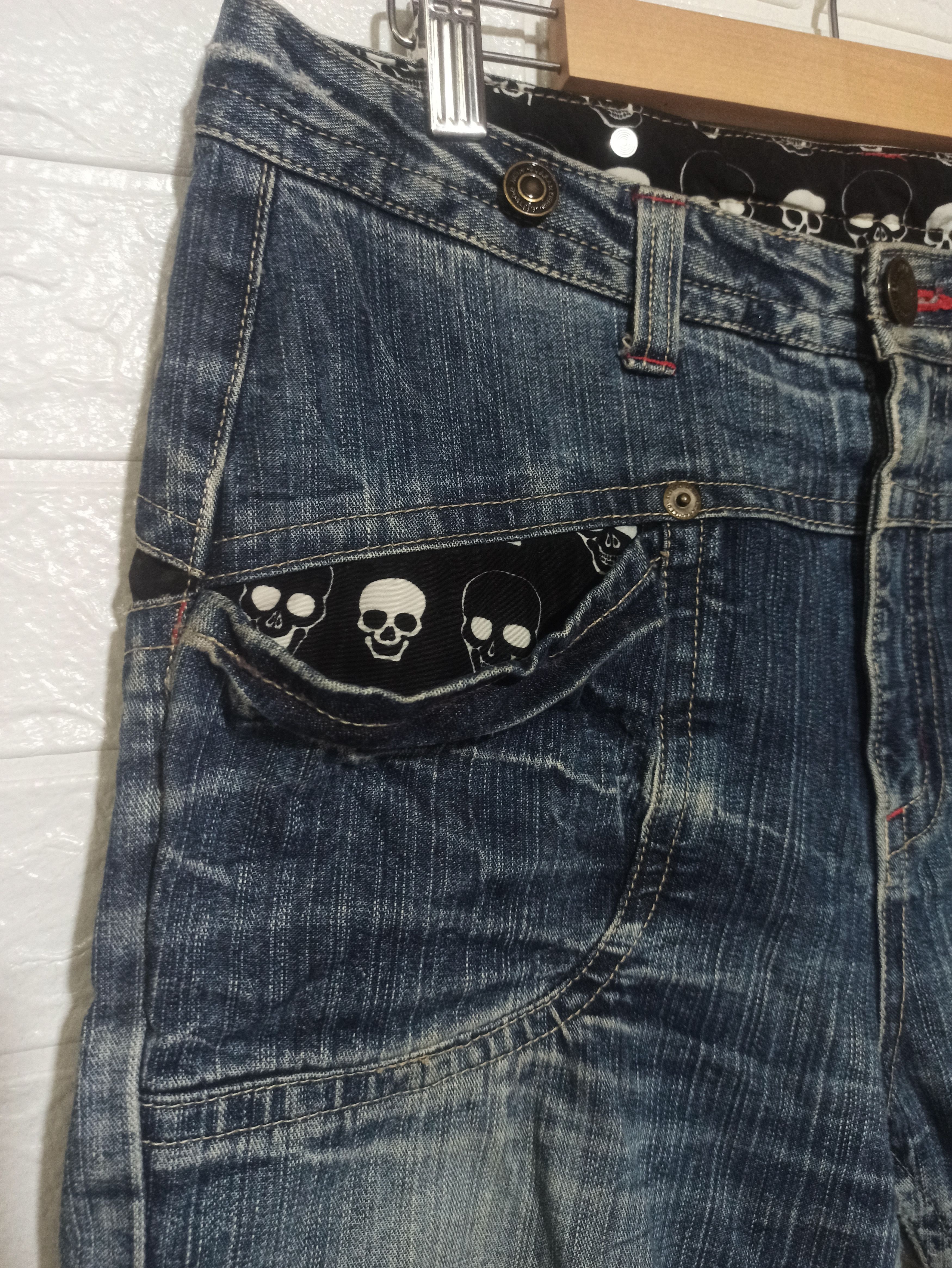 Japanese Brand 🔥OFFER YOUR PRICE🔥SKULL DENIM Short Pants Size US 34 / EU 50 - 3 Thumbnail