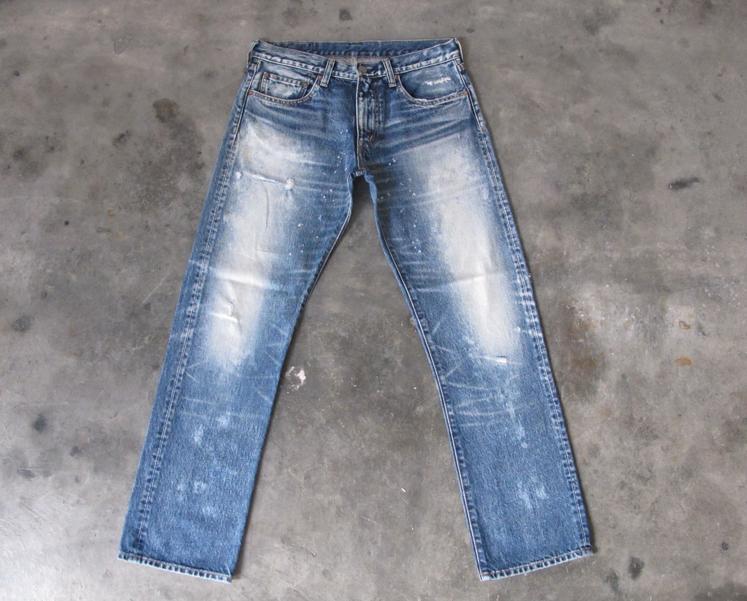 Japanese Brand RNA Inc Distress Jeans W30 Size US 30 / EU 46 - 2 Thumbnail