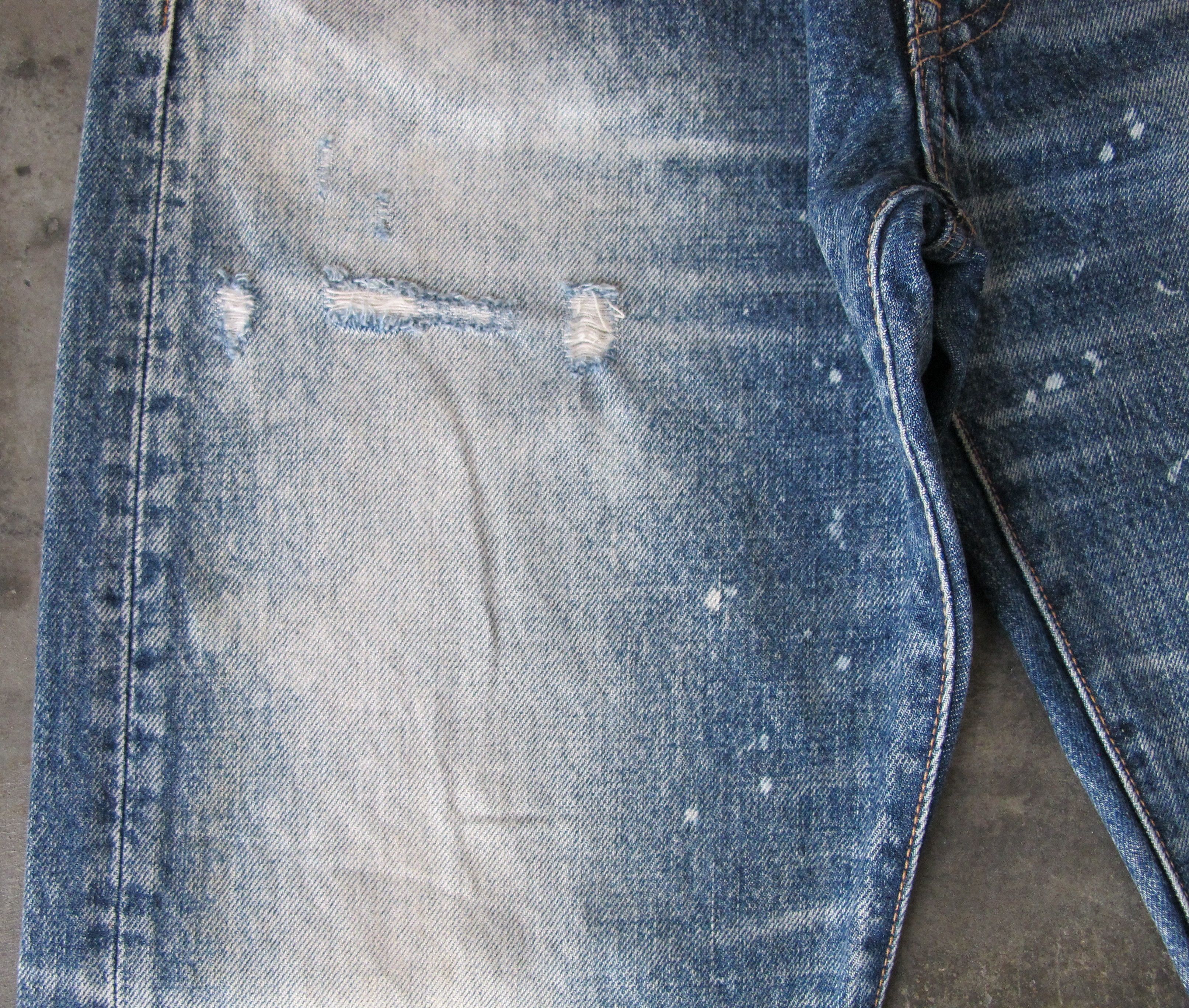 Japanese Brand RNA Inc Distress Jeans W30 Size US 30 / EU 46 - 9 Thumbnail