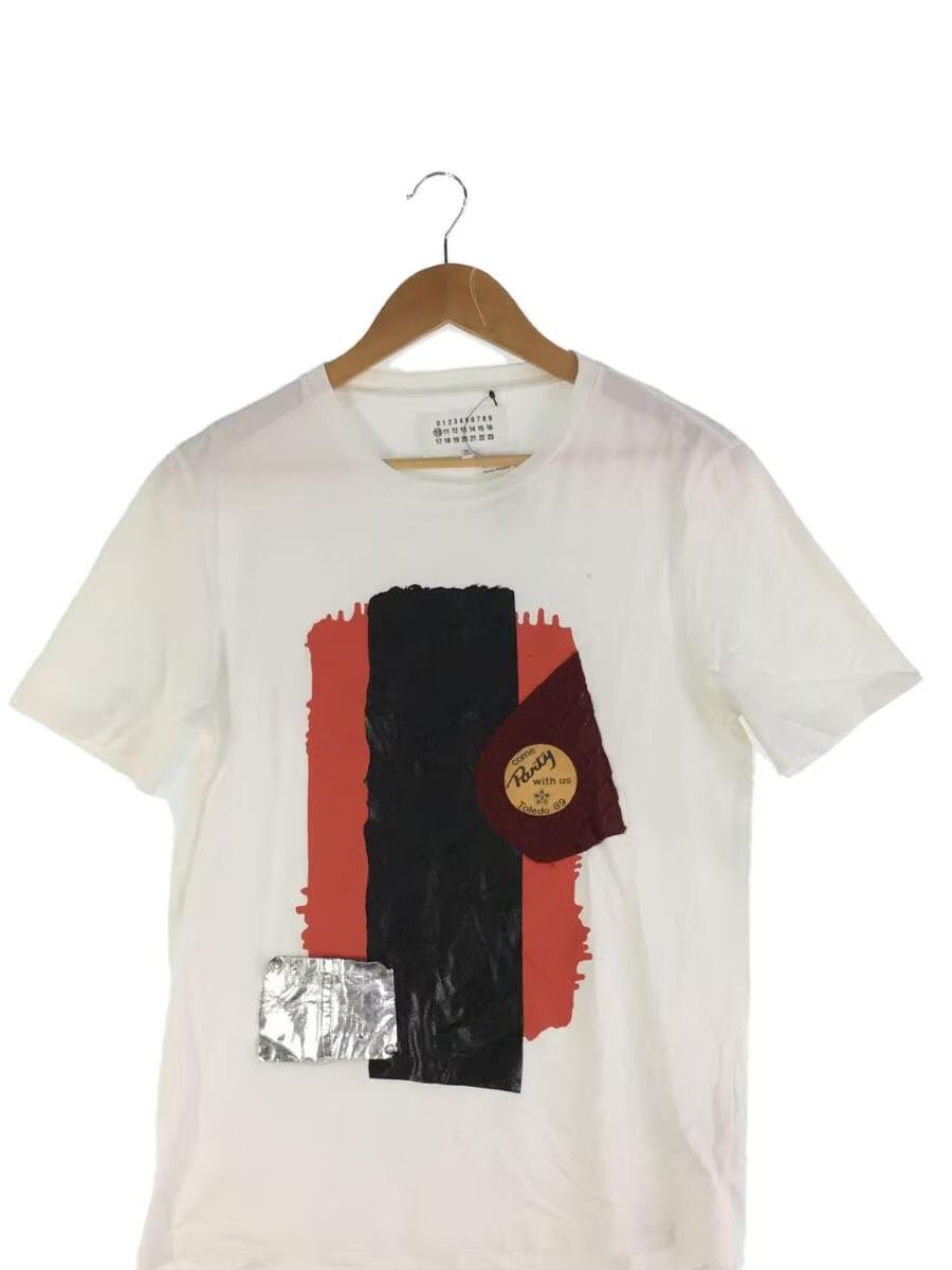 image of Maison Margiela Ss16 Patchwork Stud Tee in White, Men's (Size Medium)