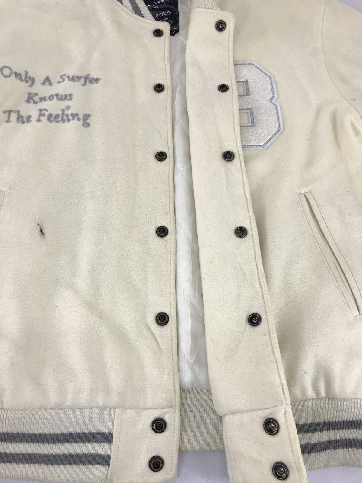 Billabong Vintage Billabong B73 Surfer Varsity Jacket Quilted Inner Size US L / EU 52-54 / 3 - 4 Thumbnail