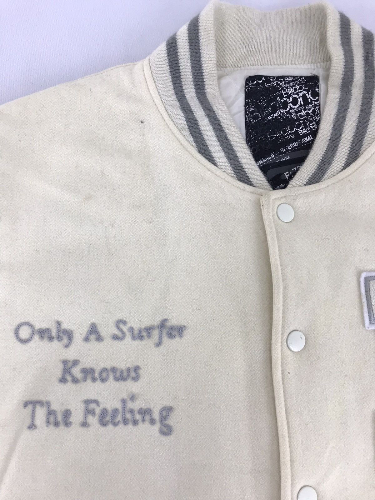 Billabong Vintage Billabong B73 Surfer Varsity Jacket Quilted Inner Size US L / EU 52-54 / 3 - 3 Thumbnail