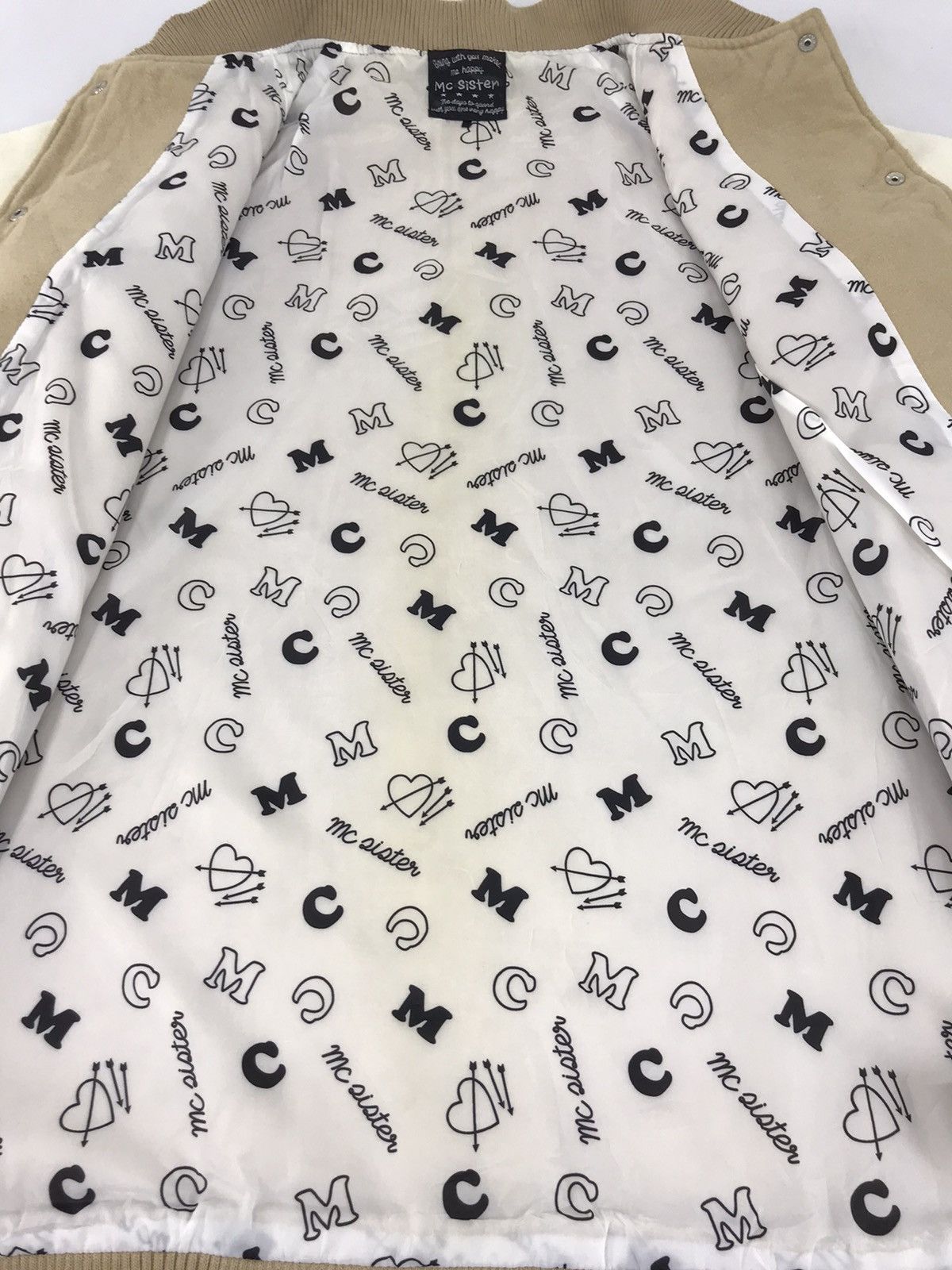 Japanese Brand Vintage Mc Sister M Long Varsity Jacket Wool With Quilted Size US S / EU 44-46 / 1 - 5 Thumbnail