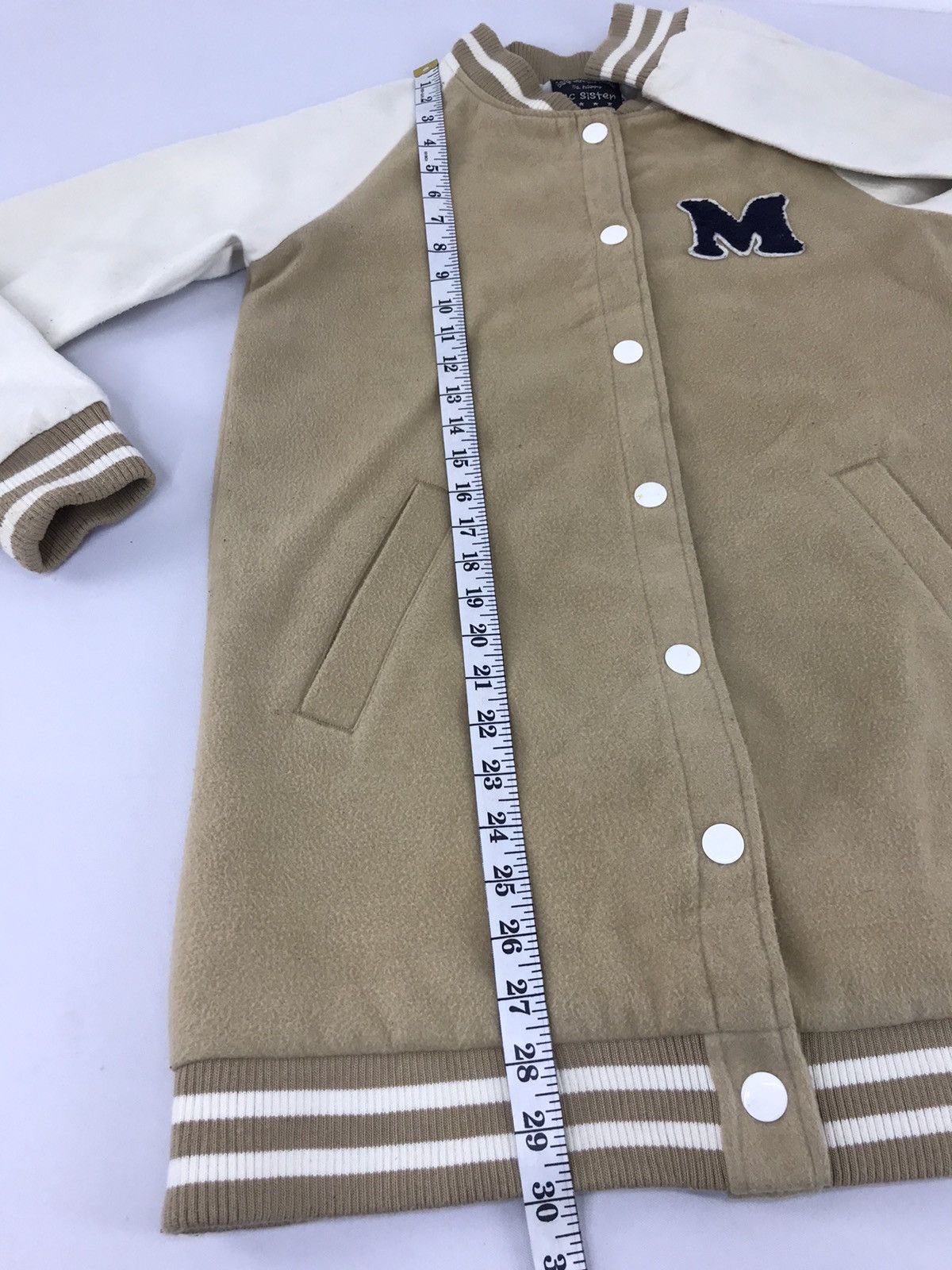 Japanese Brand Vintage Mc Sister M Long Varsity Jacket Wool With Quilted Size US S / EU 44-46 / 1 - 11 Thumbnail