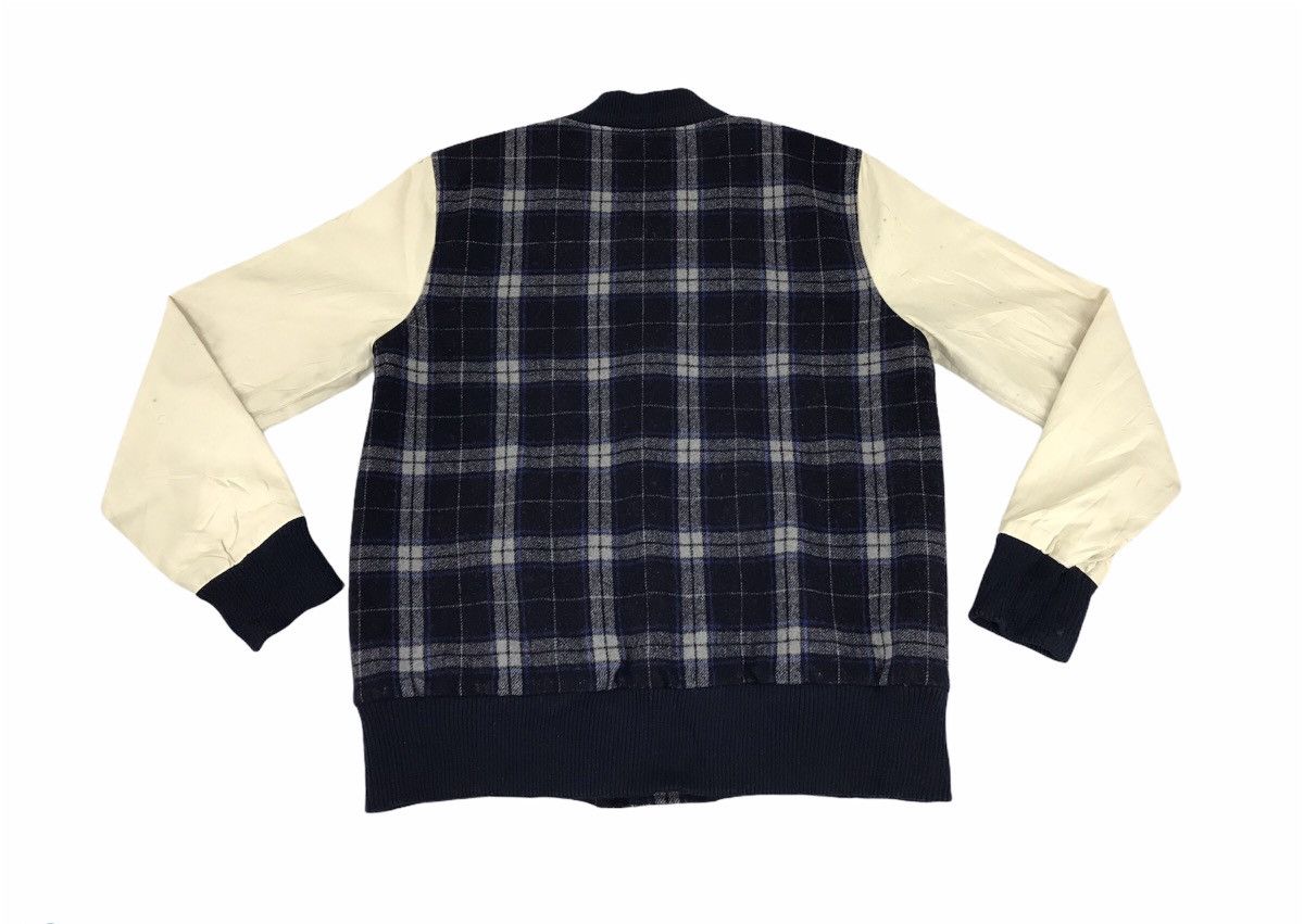 Arrow × Japanese Brand Vintage A.R.W Arrow Plaid Checked Varsity Wool Jacket Size US M / EU 48-50 / 2 - 2 Thumbnail