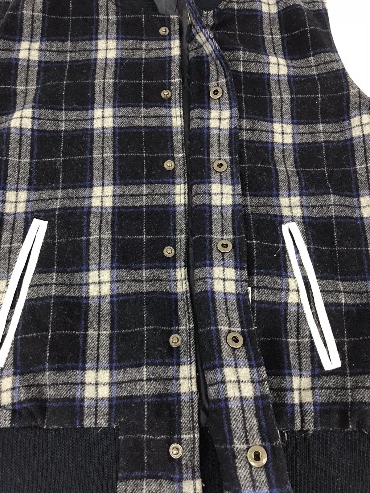 Arrow × Japanese Brand Vintage A.R.W Arrow Plaid Checked Varsity Wool Jacket Size US M / EU 48-50 / 2 - 3 Thumbnail
