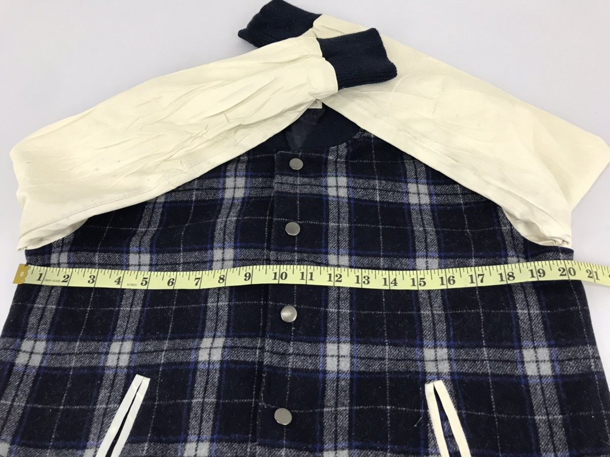 Arrow × Japanese Brand Vintage A.R.W Arrow Plaid Checked Varsity Wool Jacket Size US M / EU 48-50 / 2 - 8 Thumbnail