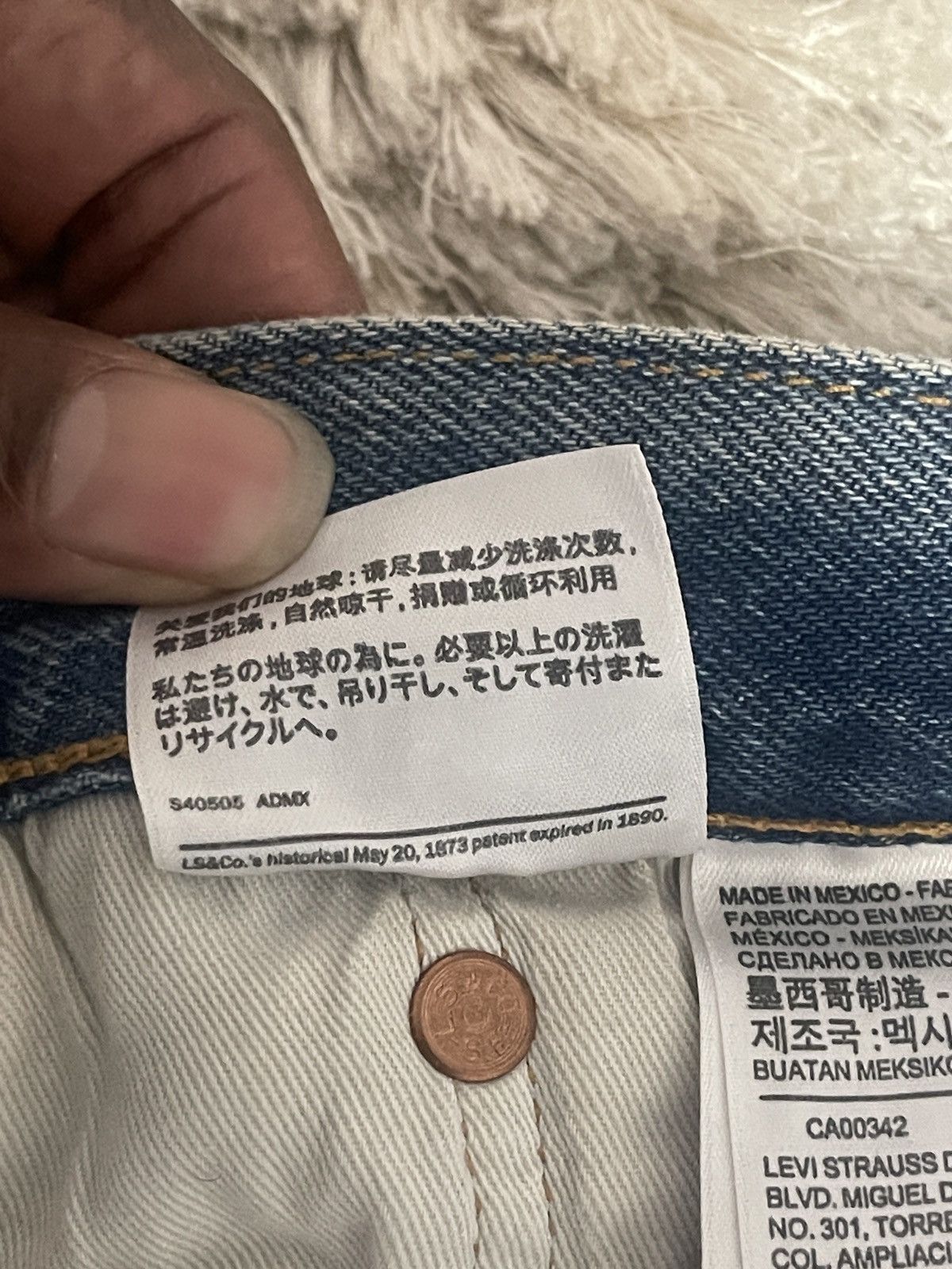 DENIM TEARS Denim Tears COTTON WREATH JEAN LIGHT WASH Size US 33 - 5 Thumbnail
