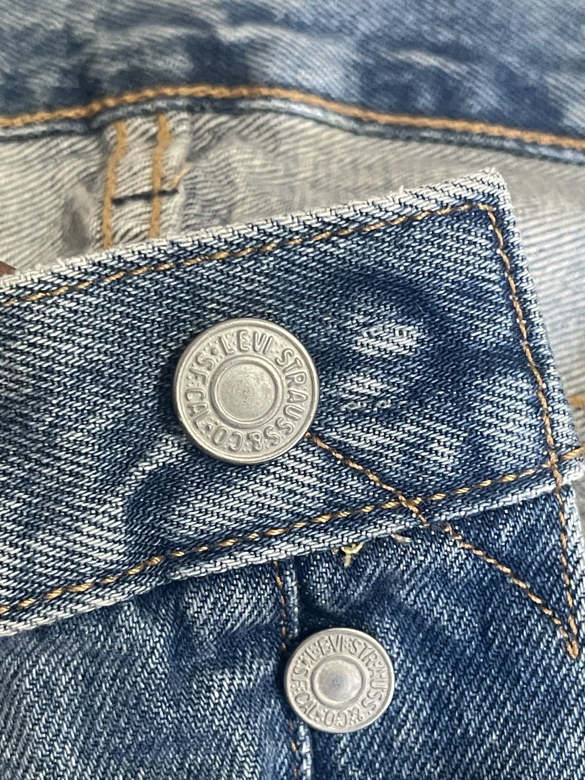 DENIM TEARS Denim Tears COTTON WREATH JEAN LIGHT WASH Size US 33 - 3 Thumbnail