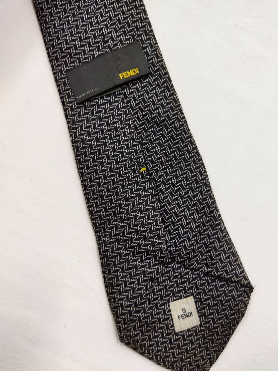 Fendi FENDI Monogram Pure Silk Tie Size ONE SIZE - 5 Thumbnail