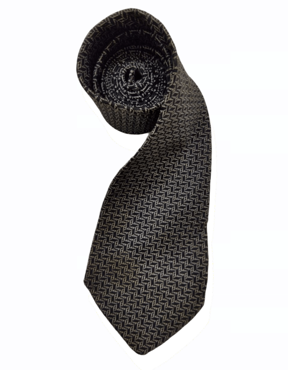 Fendi FENDI Monogram Pure Silk Tie Size ONE SIZE - 2 Thumbnail