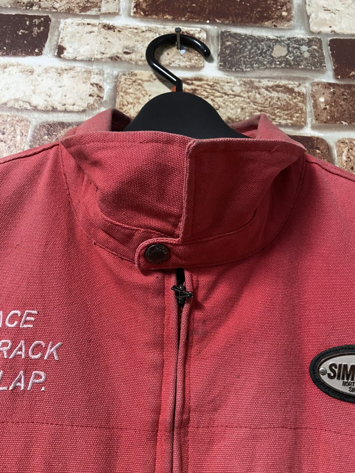 Vintage GK134 VINTAGE SIMPSON BIKER BOMBER JACKET Size US L / EU 52-54 / 3 - 7 Thumbnail
