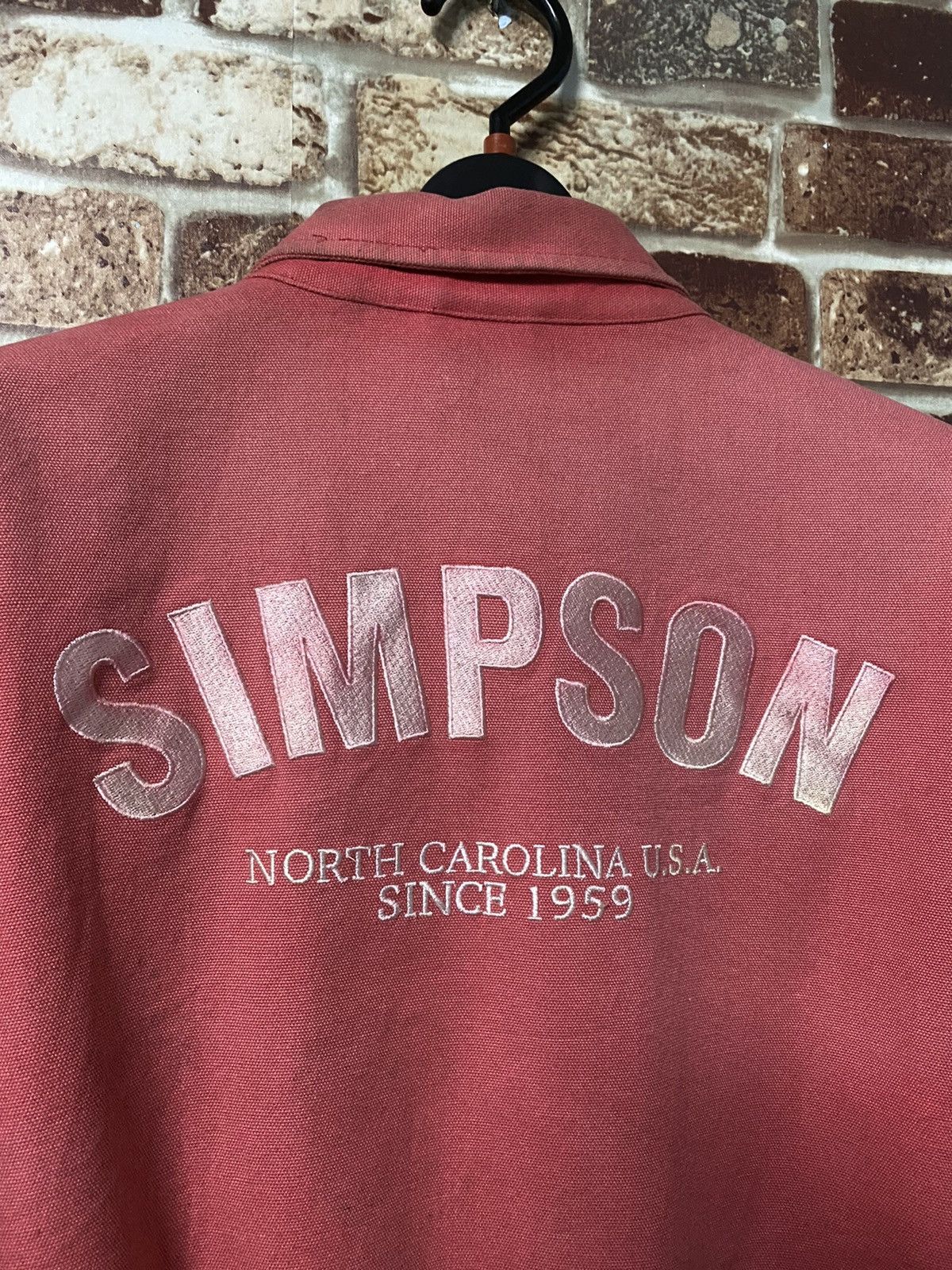 Vintage GK134 VINTAGE SIMPSON BIKER BOMBER JACKET Size US L / EU 52-54 / 3 - 4 Thumbnail