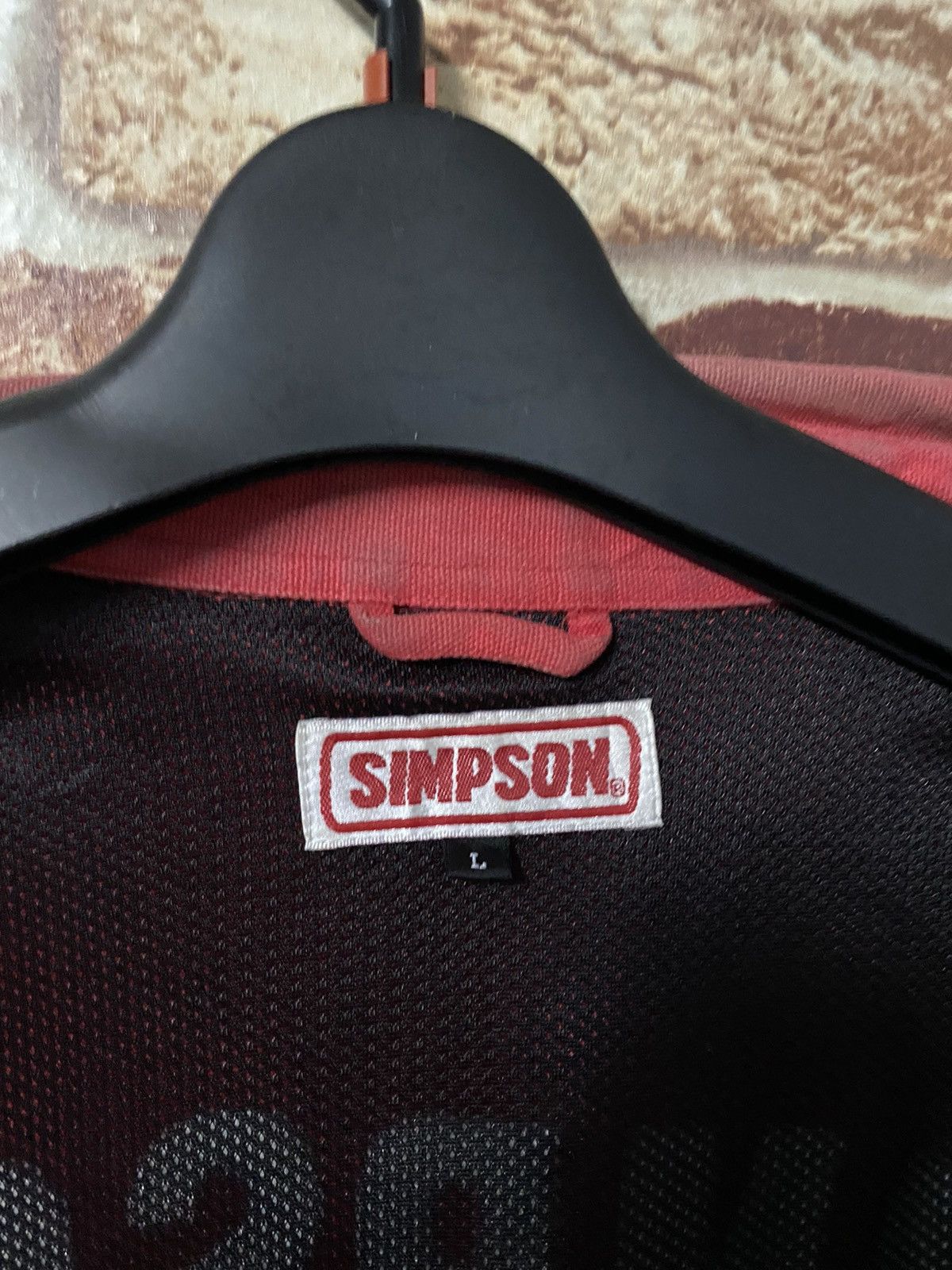 Vintage GK134 VINTAGE SIMPSON BIKER BOMBER JACKET Size US L / EU 52-54 / 3 - 10 Thumbnail