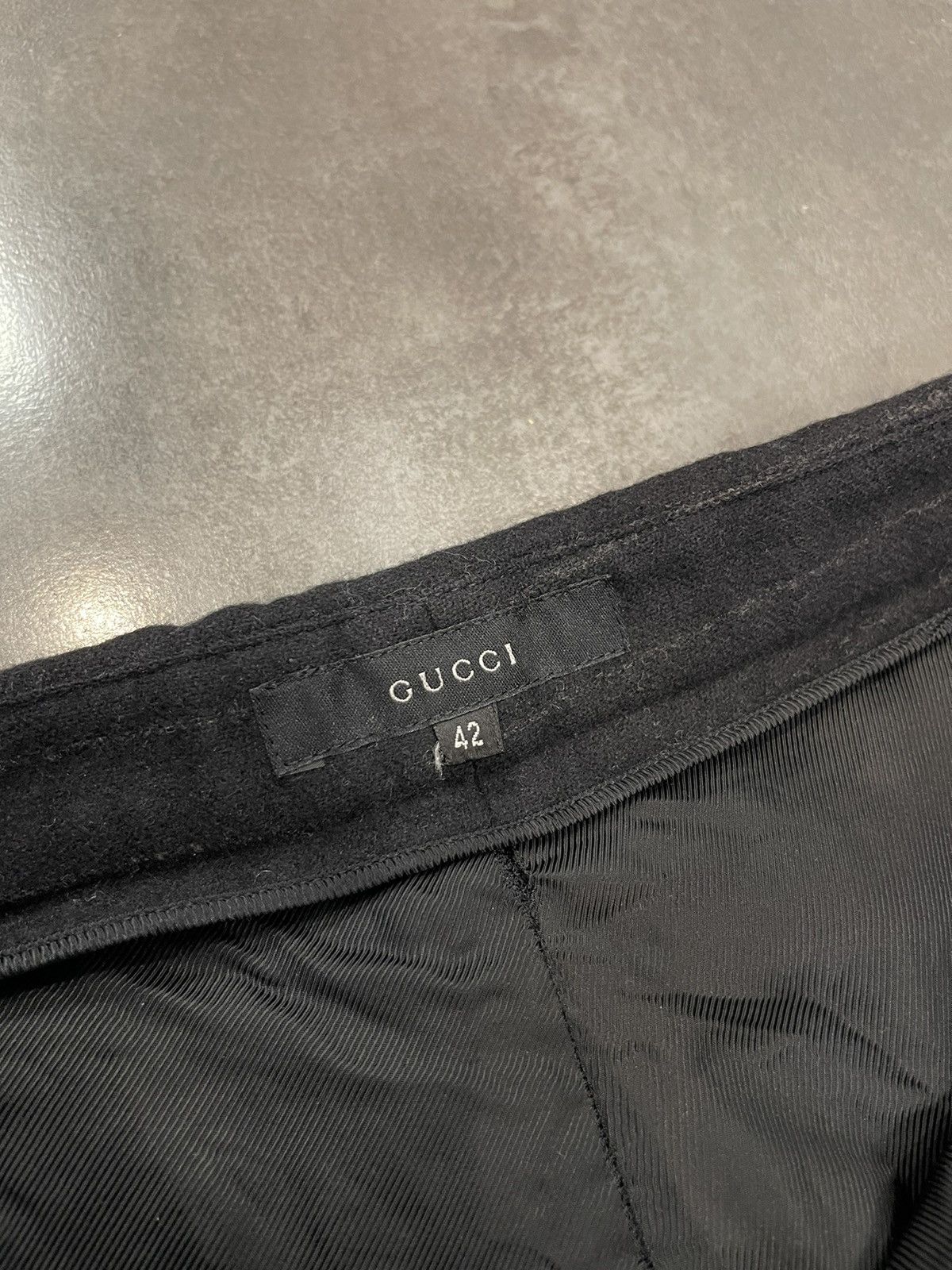 Gucci Gucci Striped Wool Black Casual Pants Size 28" / US 6 / IT 42 - 12 Thumbnail