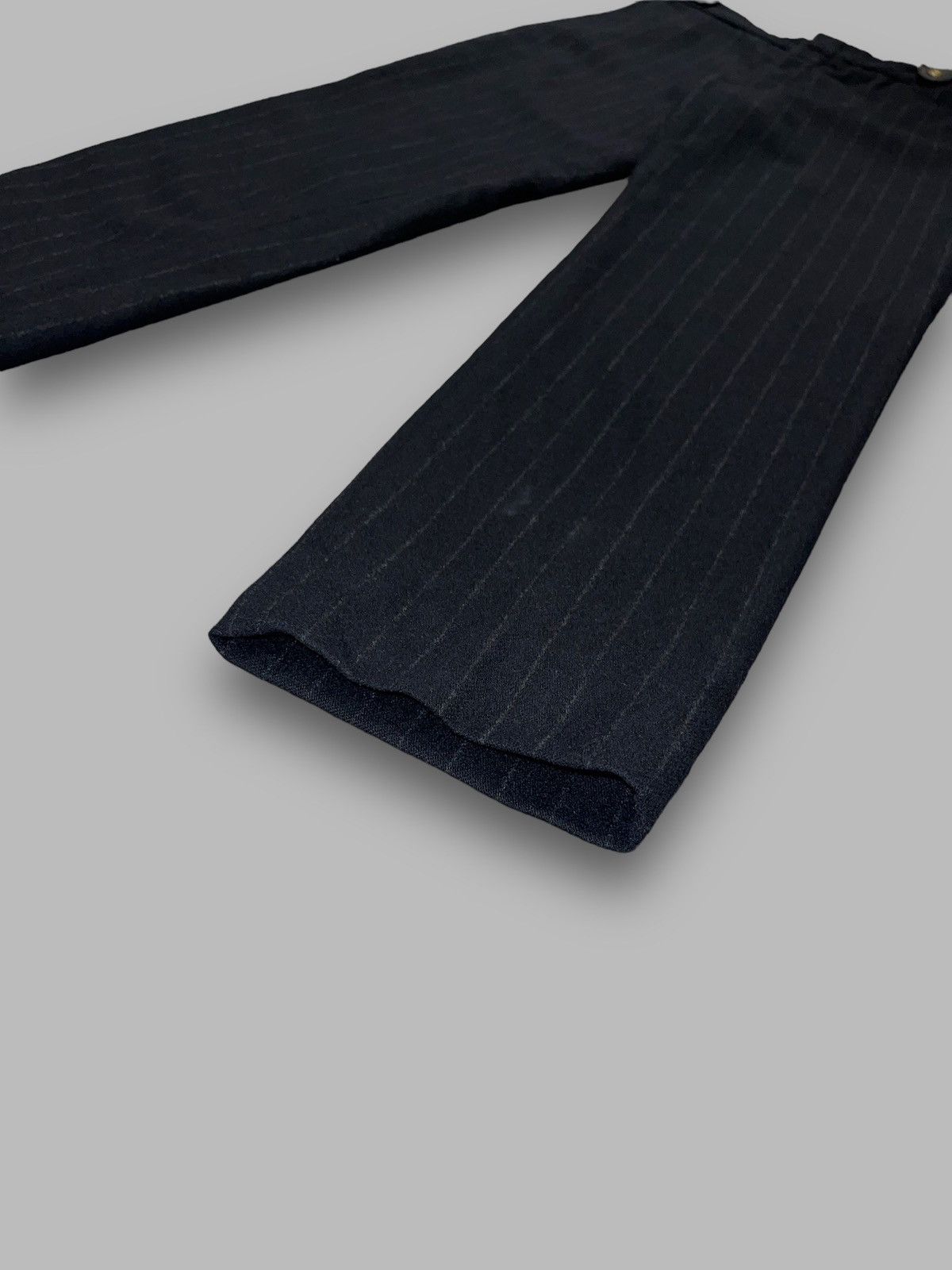 Gucci Gucci Striped Wool Black Casual Pants Size 28" / US 6 / IT 42 - 2 Thumbnail