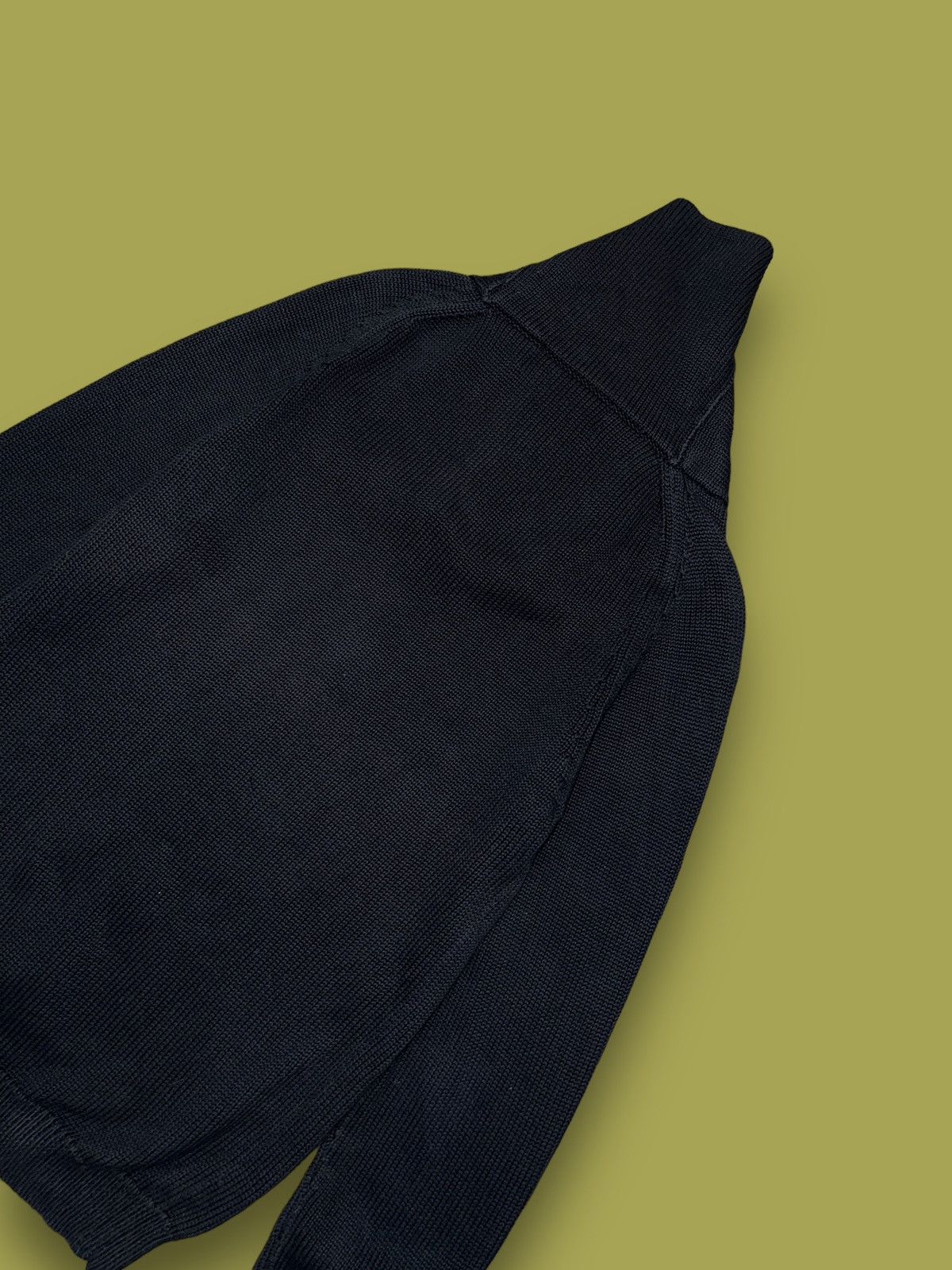 Lyle & Scott AW11 Lyle & Scott Handknited Roll Neck Casual Black Sweater Size US S / EU 44-46 / 1 - 9 Thumbnail
