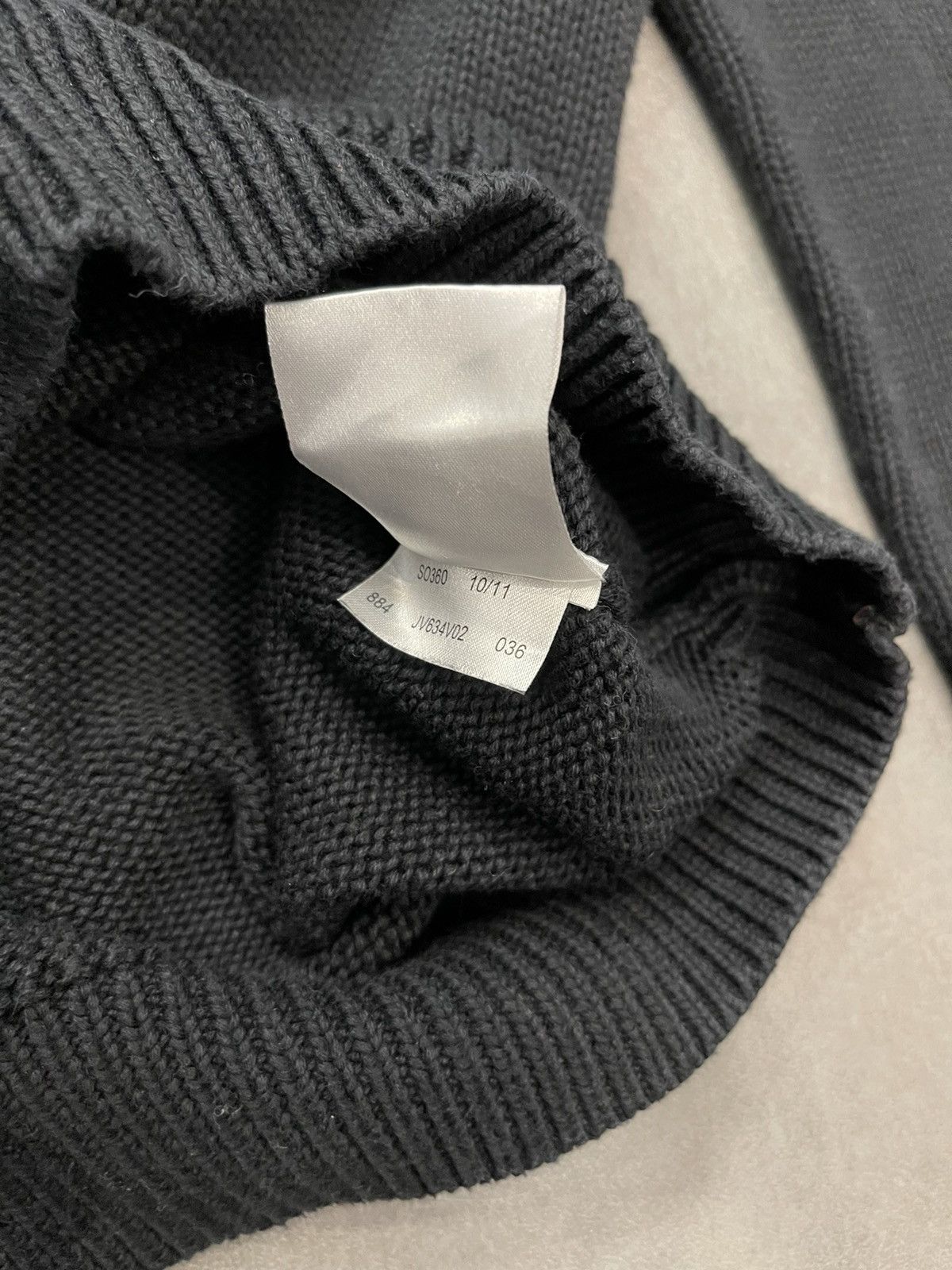 Lyle & Scott AW11 Lyle & Scott Handknited Roll Neck Casual Black Sweater Size US S / EU 44-46 / 1 - 13 Thumbnail