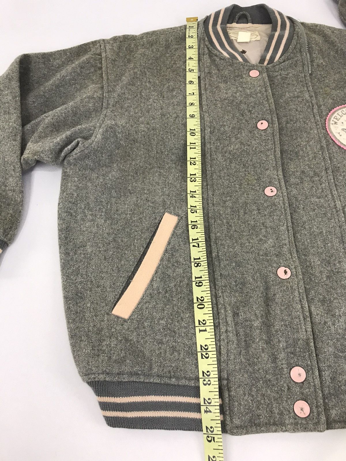 Japanese Brand Vintage 'Welcome Kids' Wool Varsity Jacket College Size US M / EU 48-50 / 2 - 11 Thumbnail