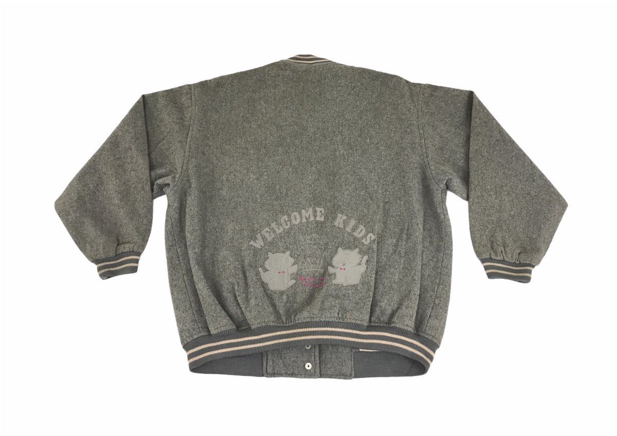 Japanese Brand Vintage 'Welcome Kids' Wool Varsity Jacket College Size US M / EU 48-50 / 2 - 2 Thumbnail