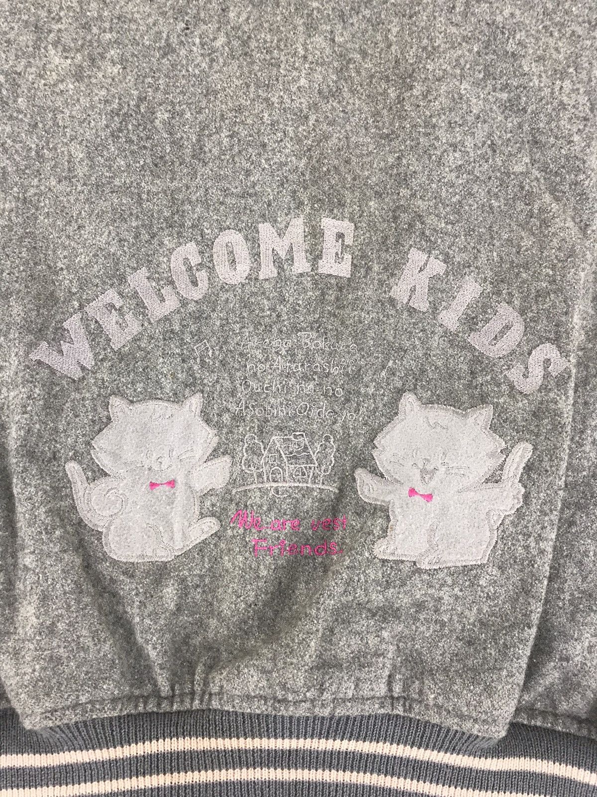 Japanese Brand Vintage 'Welcome Kids' Wool Varsity Jacket College Size US M / EU 48-50 / 2 - 4 Thumbnail