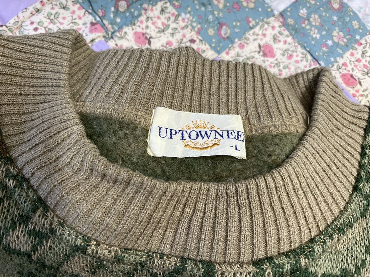 Japanese Brand × Vintage VINTAGE UPTOWNEE PRINTED KNITWEAR SWEATER Size US L / EU 52-54 / 3 - 3 Thumbnail