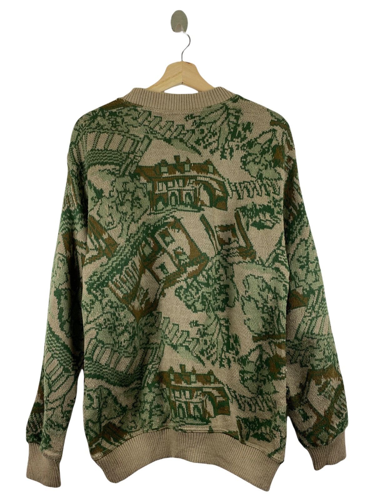 Japanese Brand × Vintage VINTAGE UPTOWNEE PRINTED KNITWEAR SWEATER Size US L / EU 52-54 / 3 - 2 Thumbnail