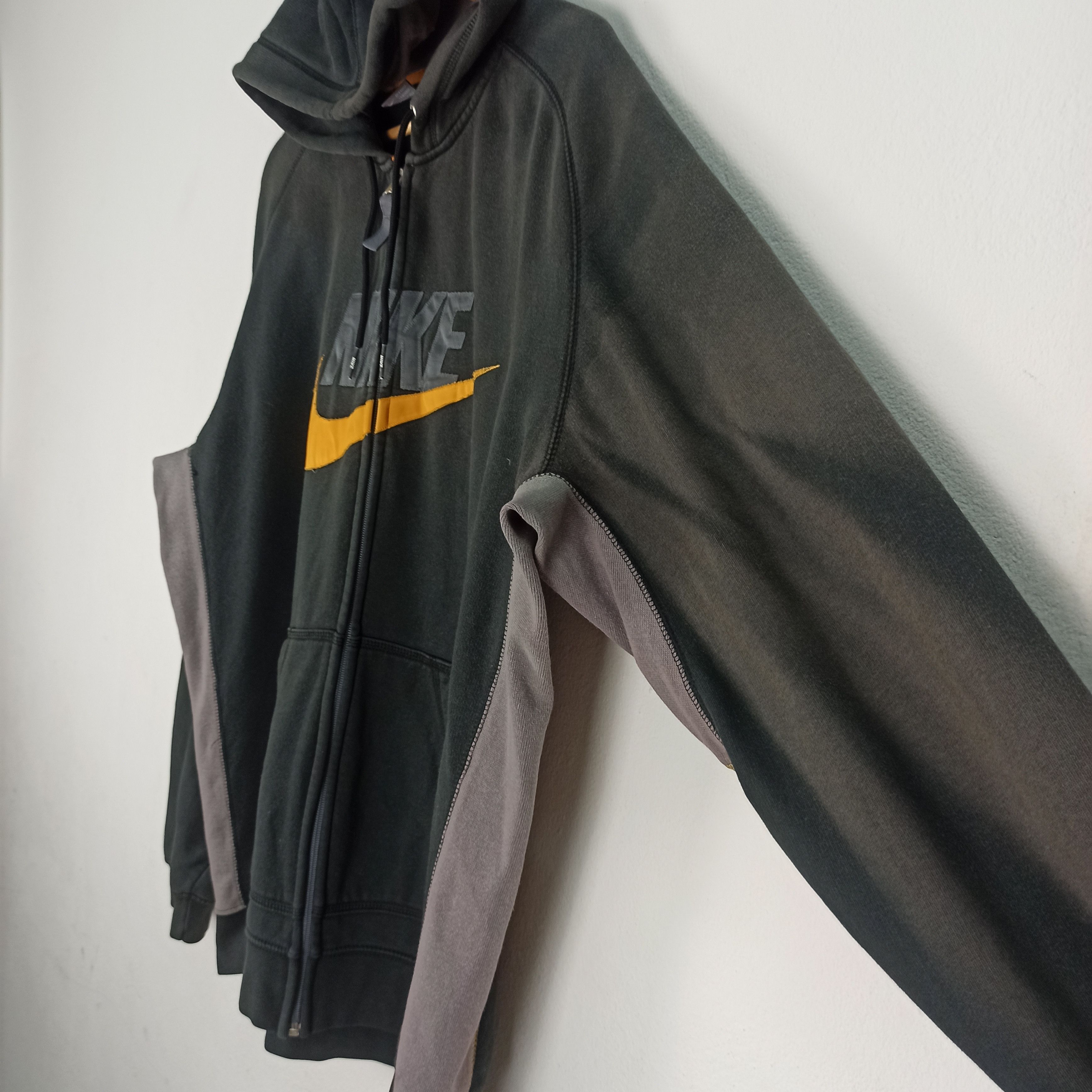Nike 🔥SUN FADED🔥 NIKE BIG LOGO SPELL OUT HOODIE ZIPPER Size US XL / EU 56 / 4 - 3 Thumbnail